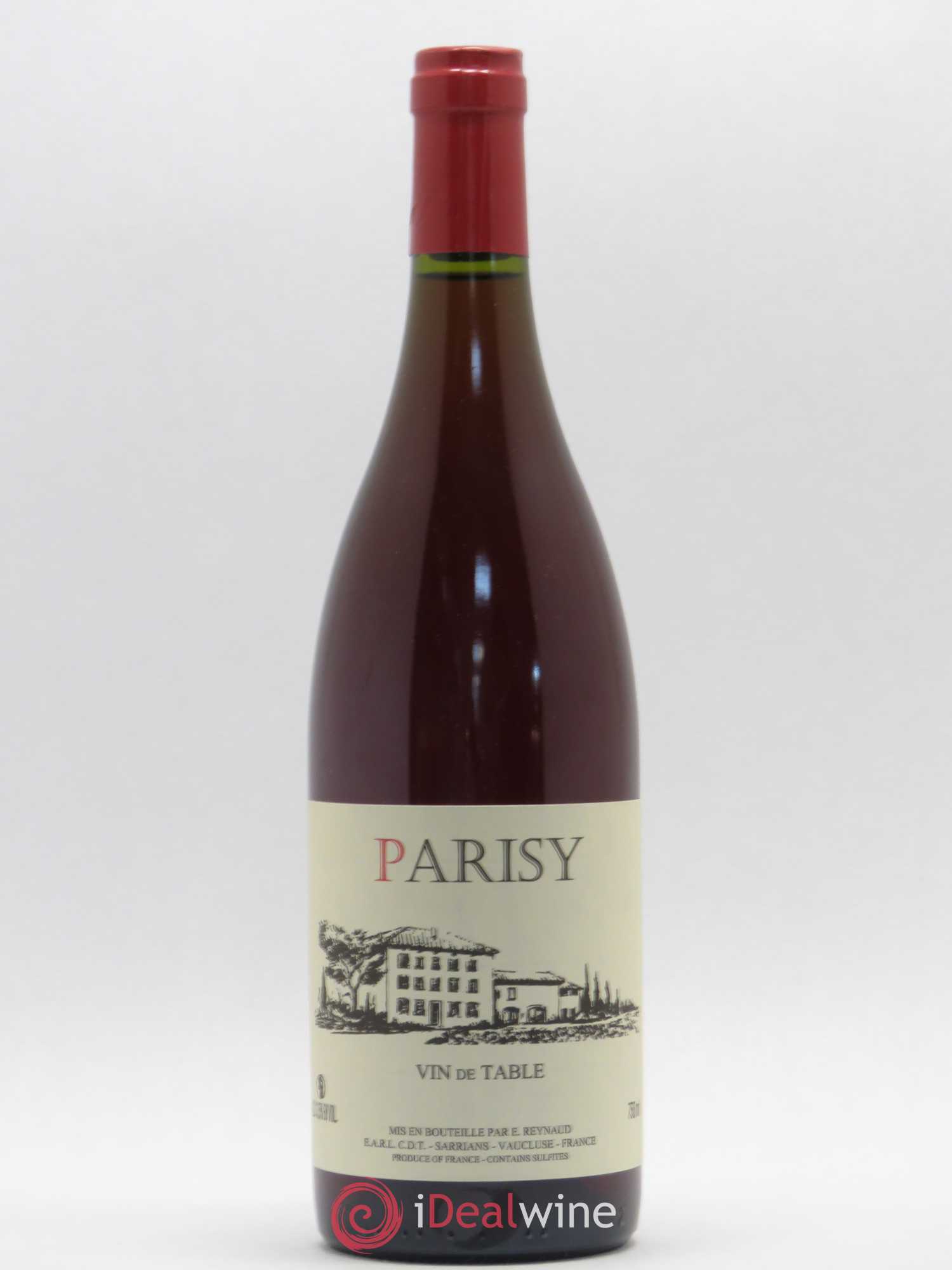 Vin de Table Parisy Emmanuel Reynaud - Lot de 1 bouteille - 0