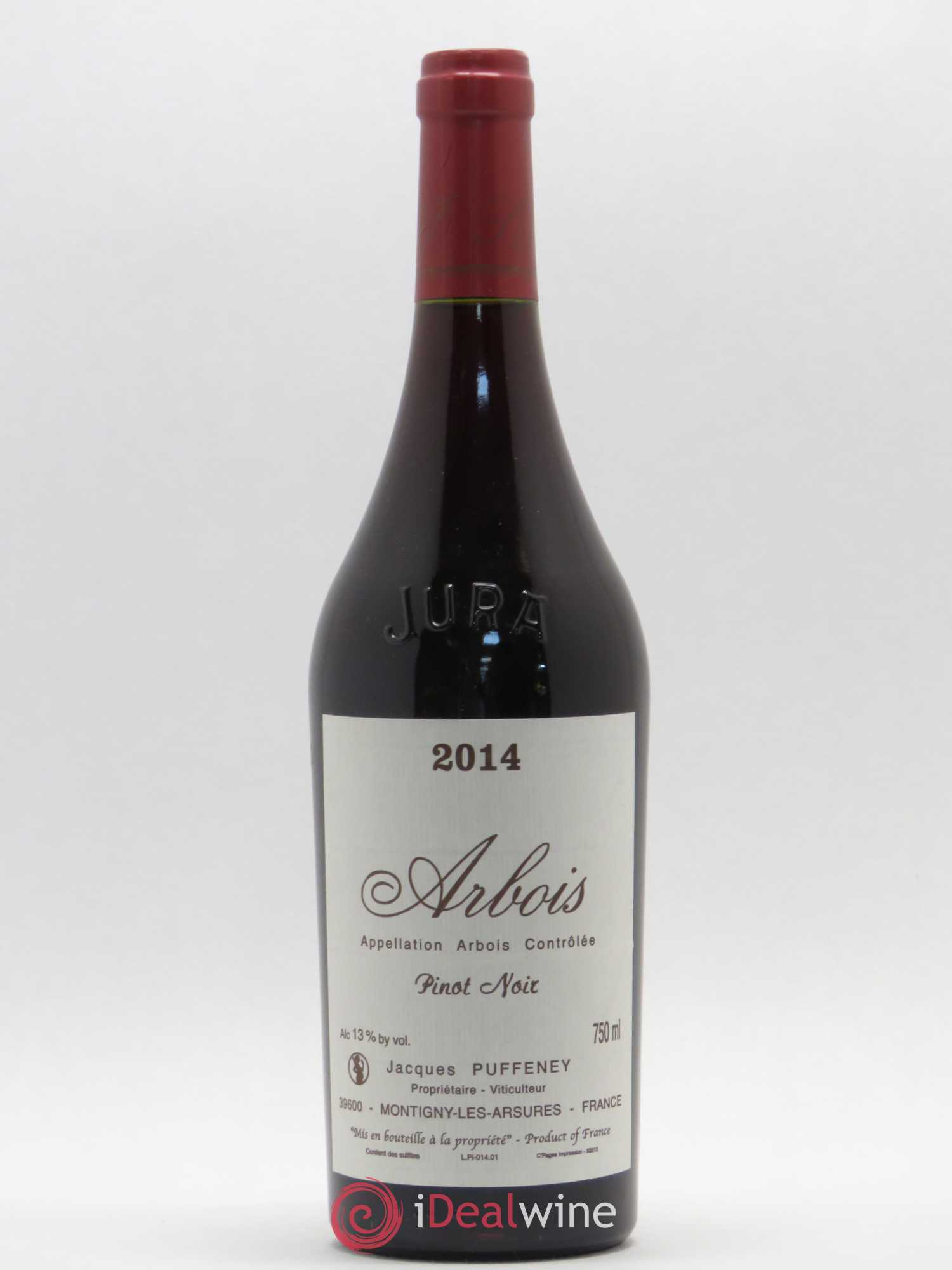 Arbois Pinot Noir Jacques Puffeney 2014 - Lot de 1 bouteille - 0