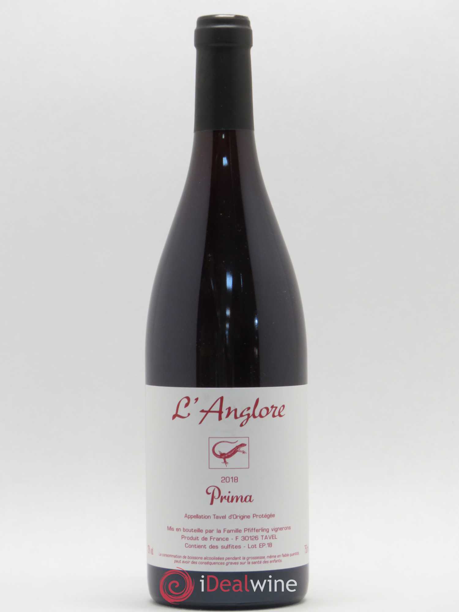 Tavel L'Anglore Prima 2018 - Lot de 1 bouteille - 0