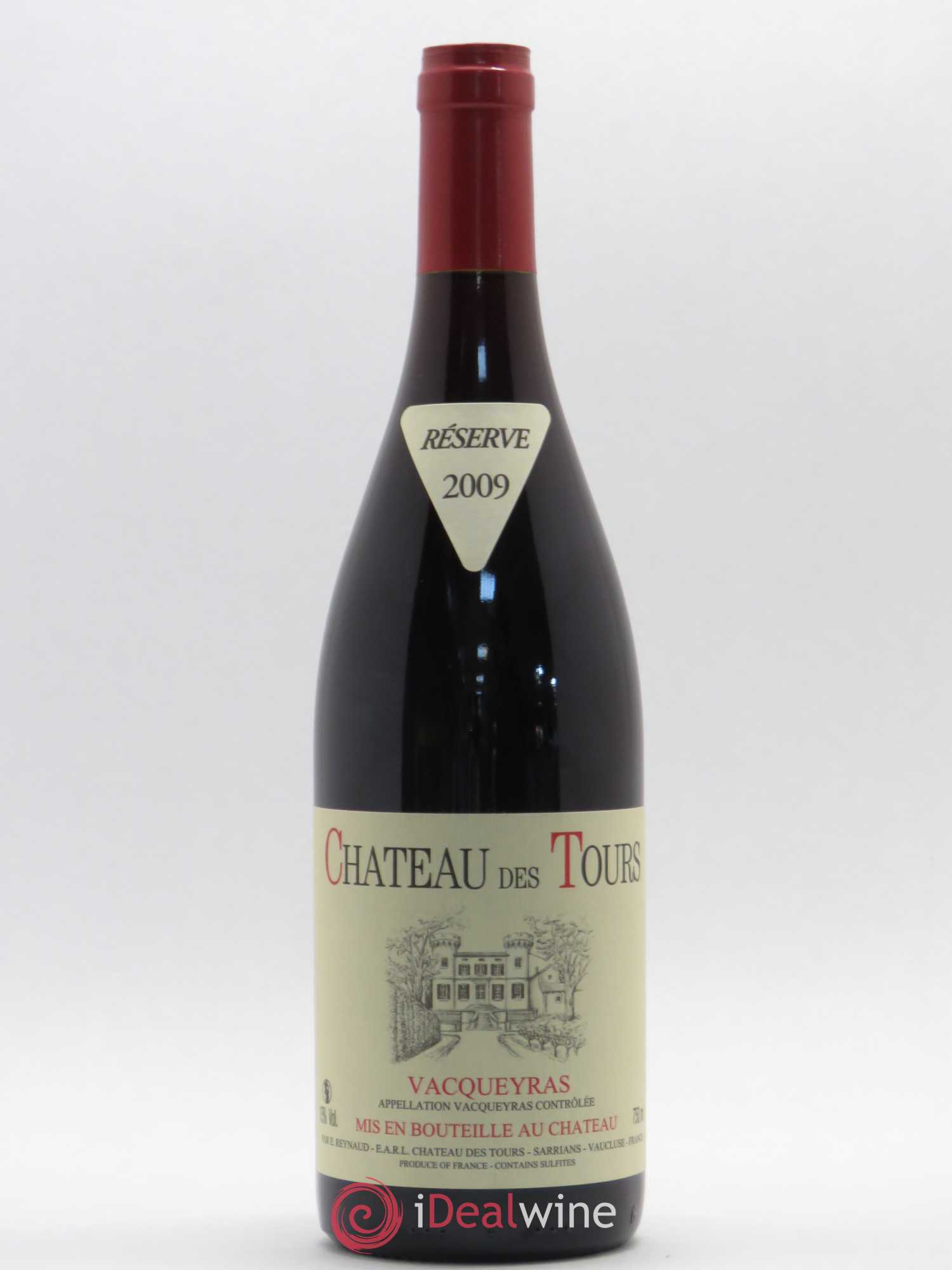 Vacqueyras Château des Tours Emmanuel Reynaud 2009 - Lot de 1 bouteille - 0