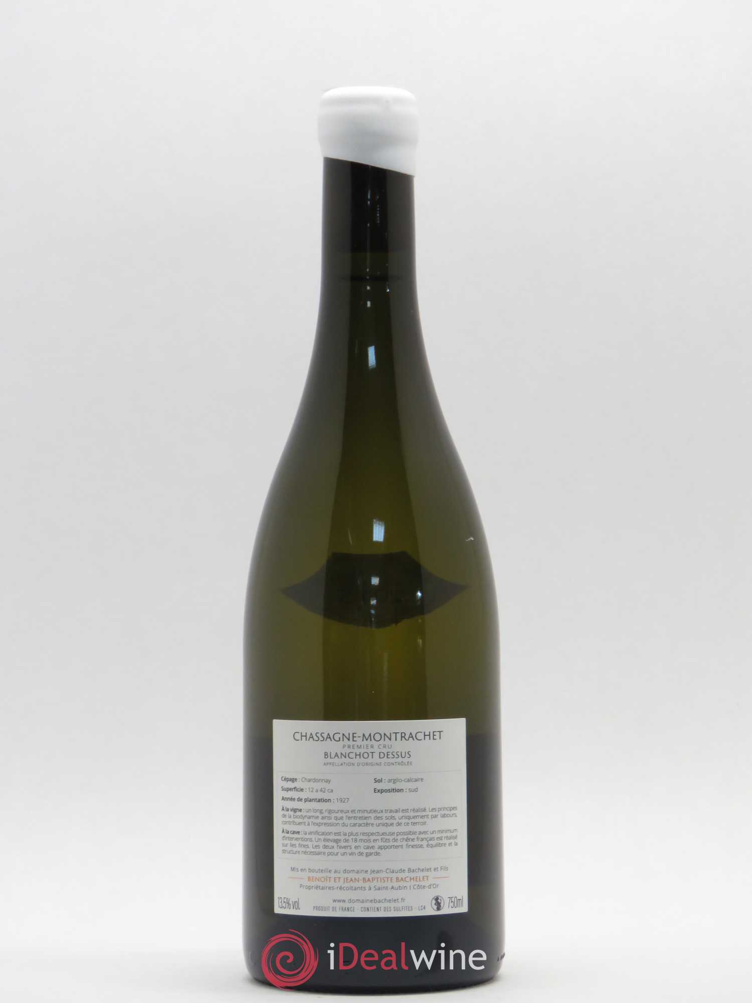 Chassagne-Montrachet 1er Cru Blanchot Dessus Jean-Claude Bachelet (Domaine) 2015 - Lot de 1 bouteille - 1