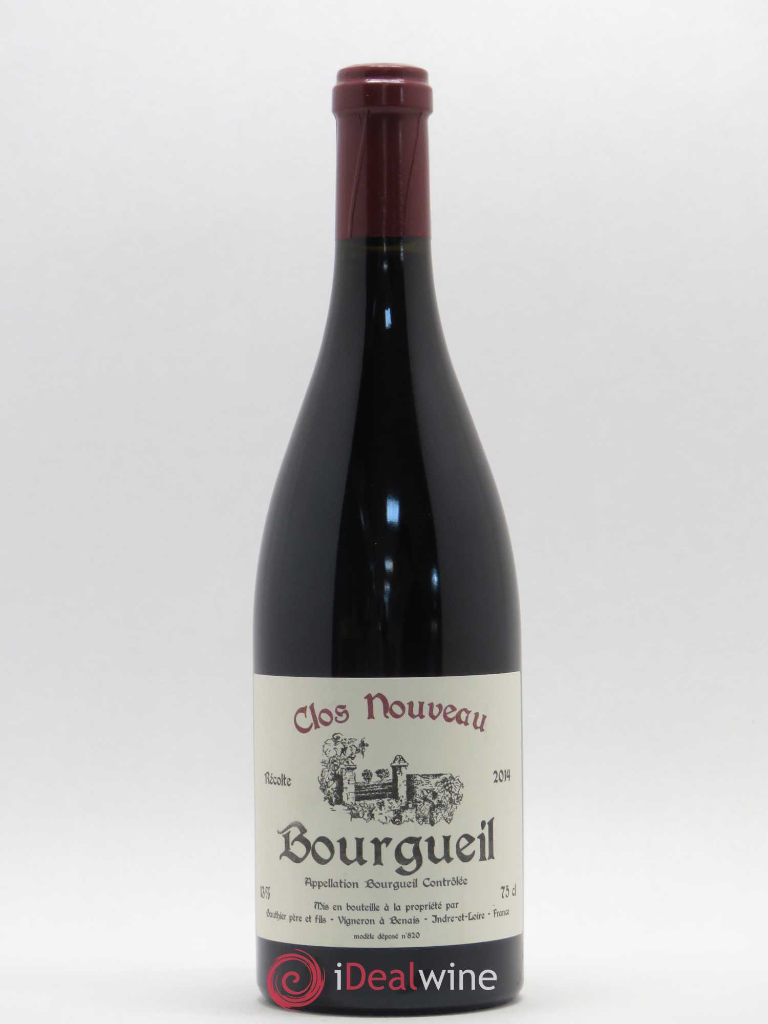 Bourgueil Clos Nouveau Gauthier 2014 - Lot de 1 bouteille - 0
