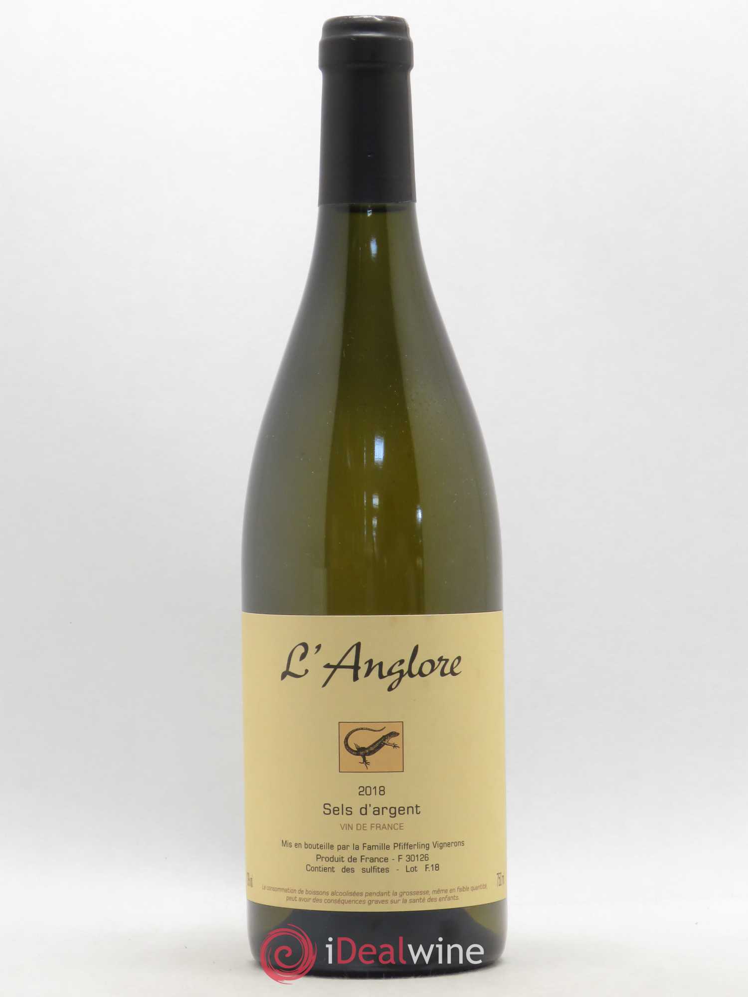 Vin de France Sels d'argent L'Anglore 2018 - Lot de 1 bouteille - 0