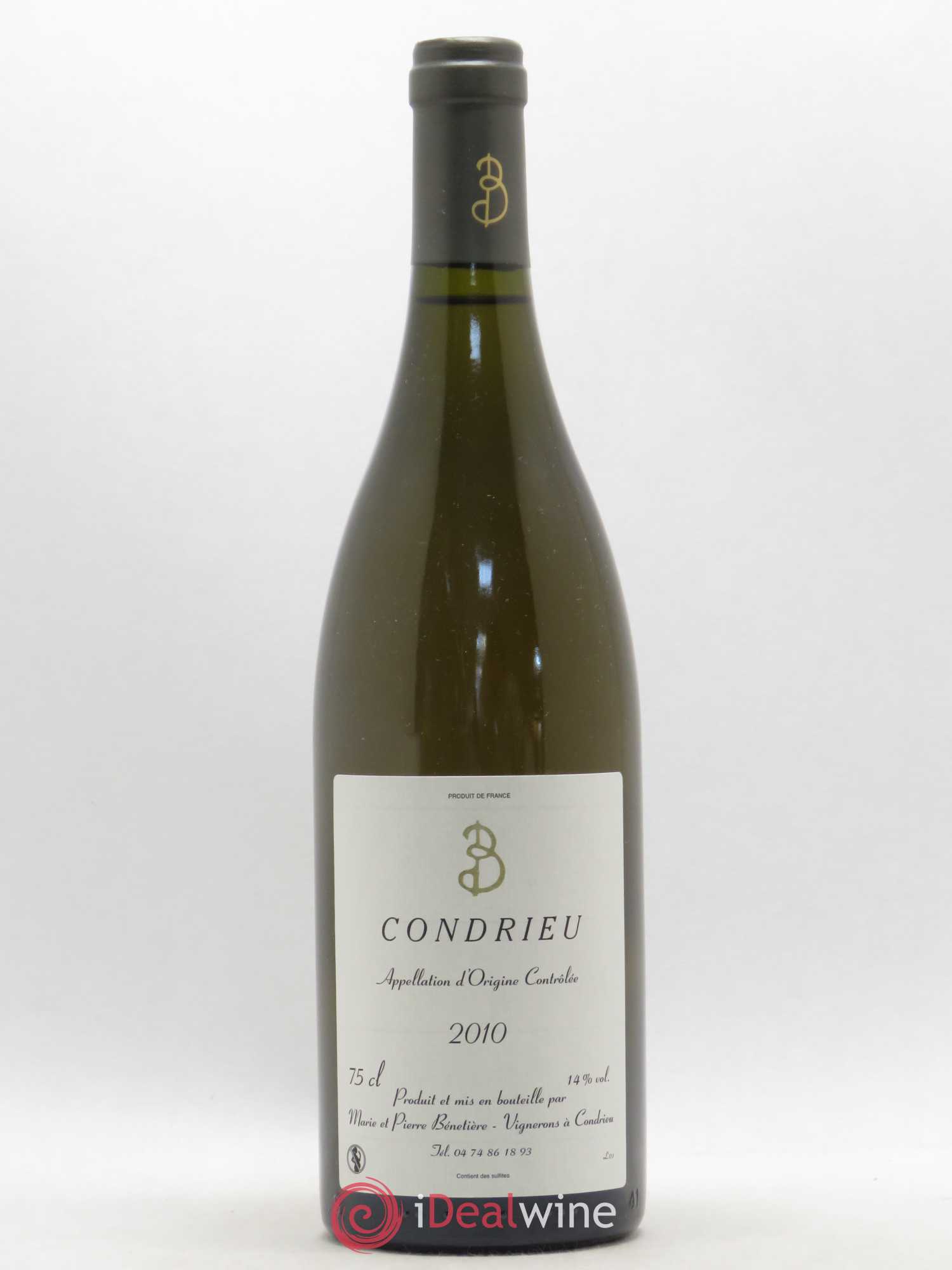 Condrieu Benetière 2010 - Posten von 1 Flasche - 0