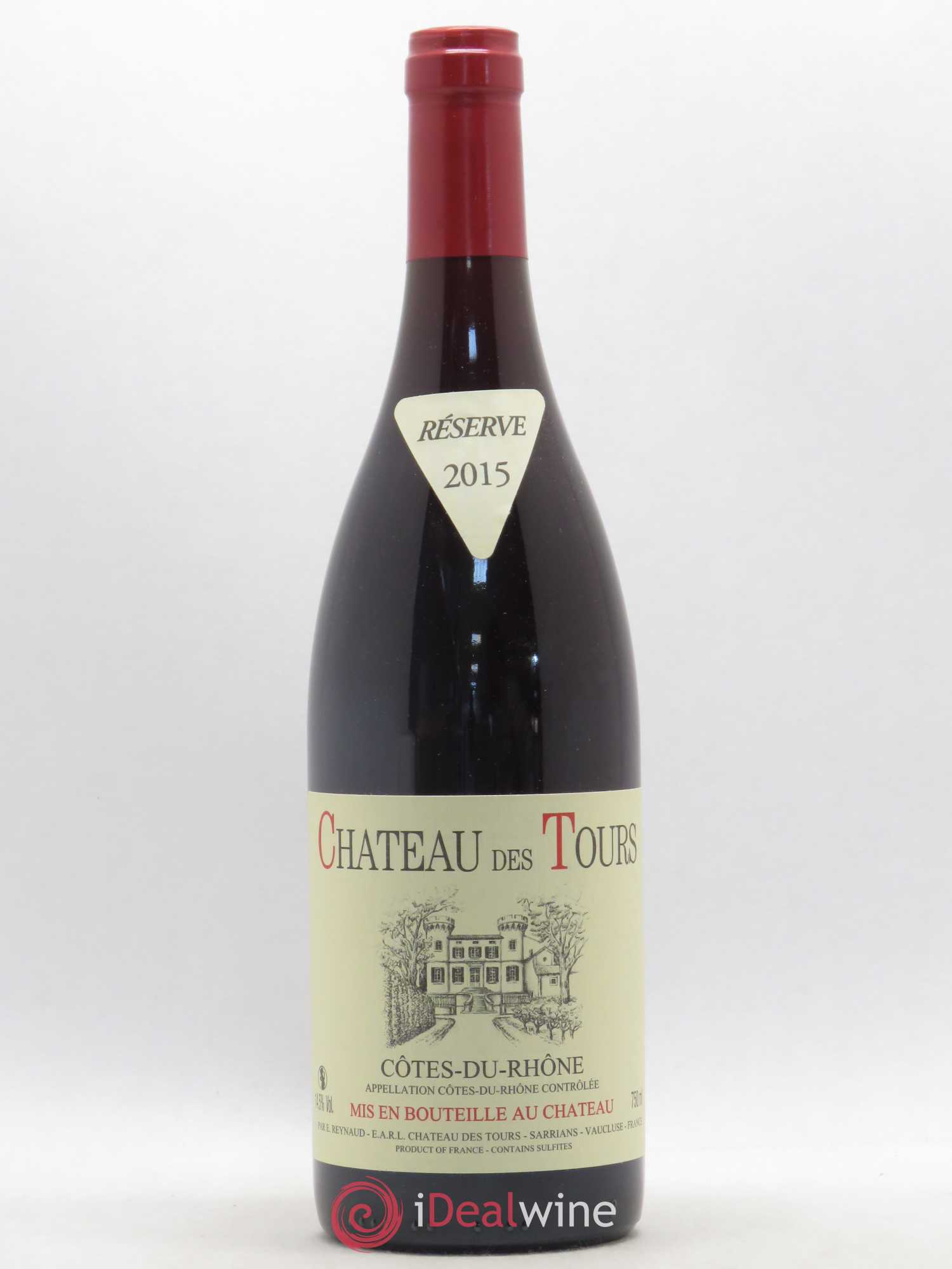 Côtes-du-Rhône Château des Tours Emmanuel Reynaud 2015 - Lot de 1 bouteille - 0