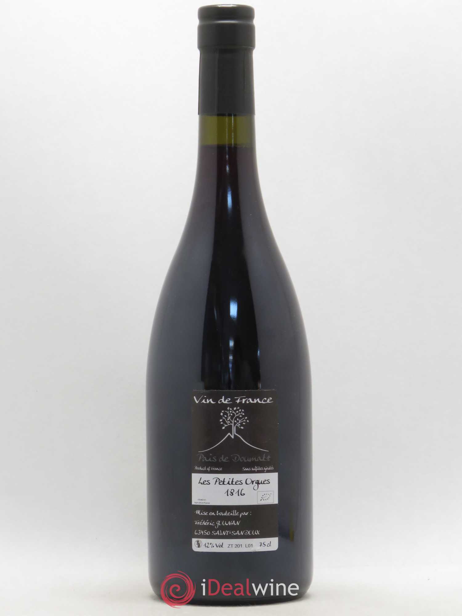 Vin de France Les Petites Orgues Domaine de l'Arbre Blanc 2016 - Posten von 1 Flasche - 1