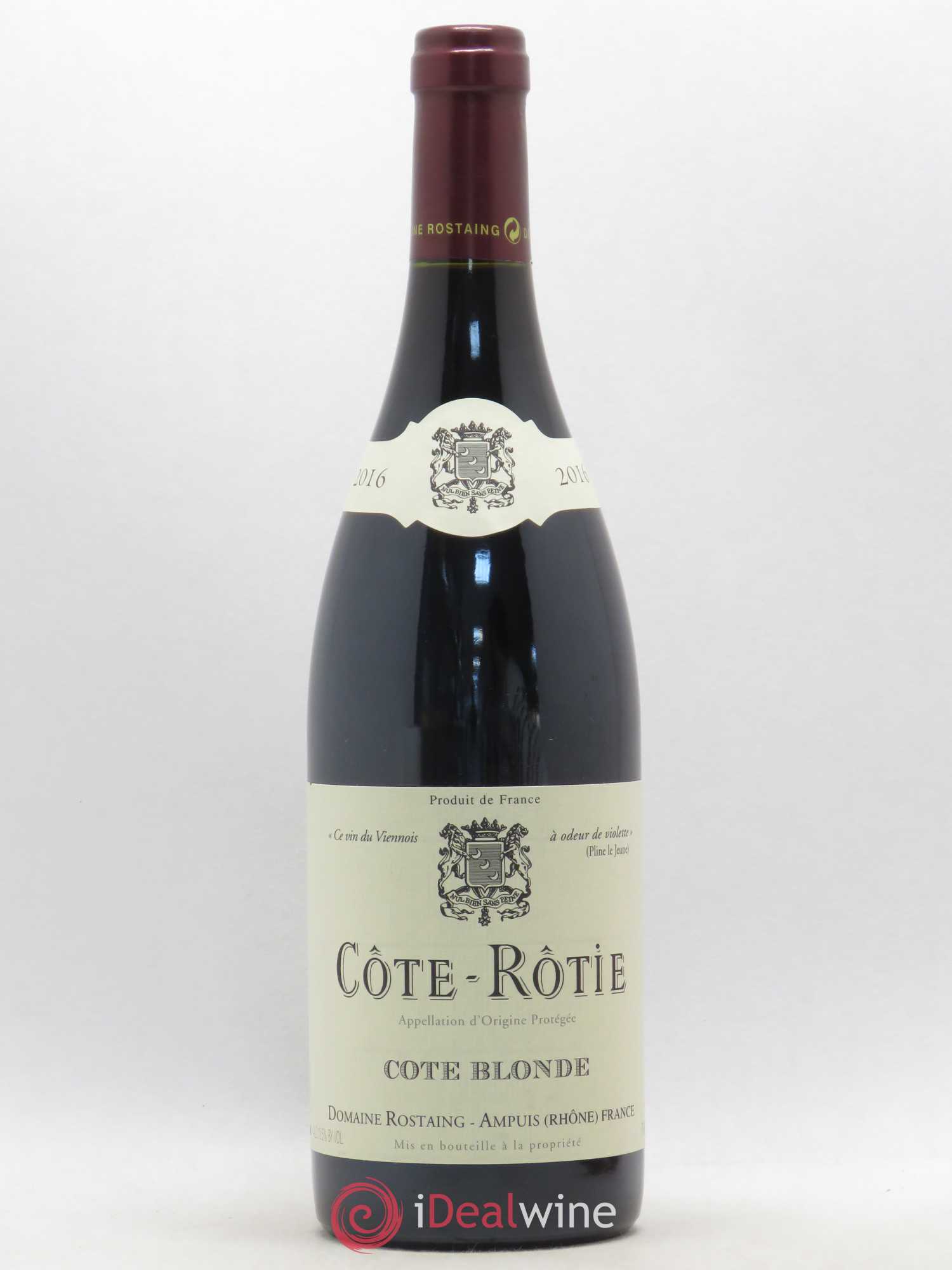 Côte-Rôtie Côte Blonde René Rostaing 2016 - Lot of 1 bottle - 0