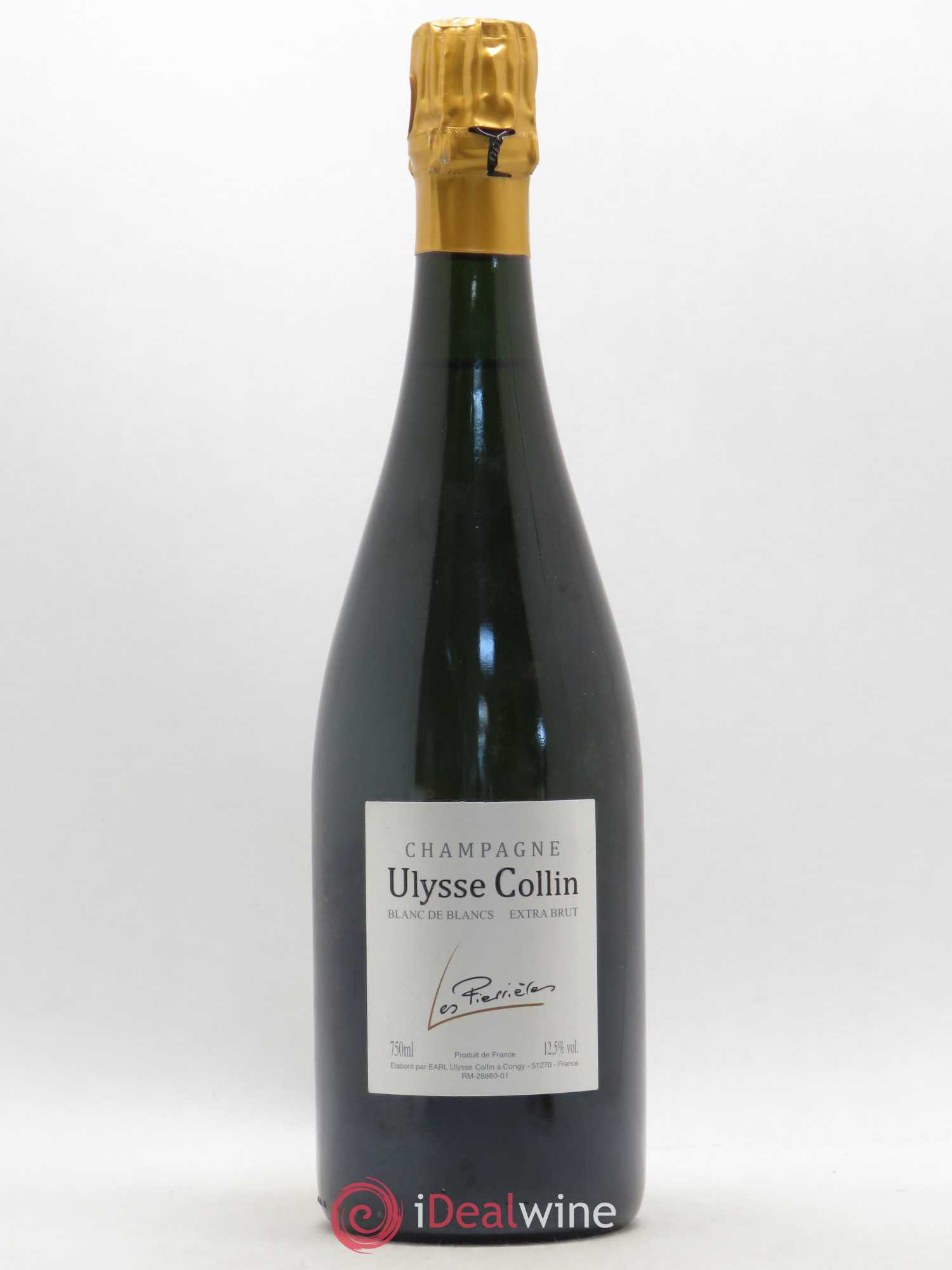 Les Pierrières Blancs de Blancs Extra-Brut Ulysse Collin - Lot de 1 bouteille - 0