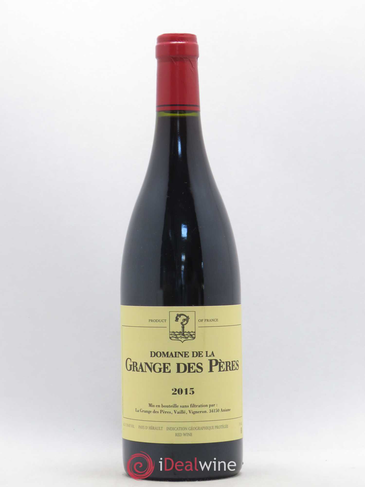 Pays d'Hérault Grange des Pères Laurent Vaillé 2015 - Lot de 1 bouteille - 0