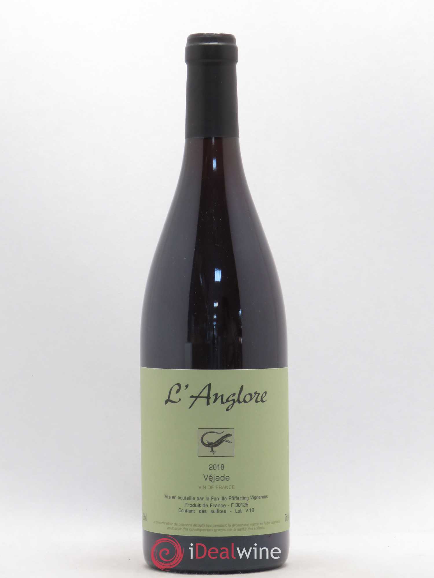 Vin de France Véjade L'Anglore 2018 - Lot de 1 bouteille - 0