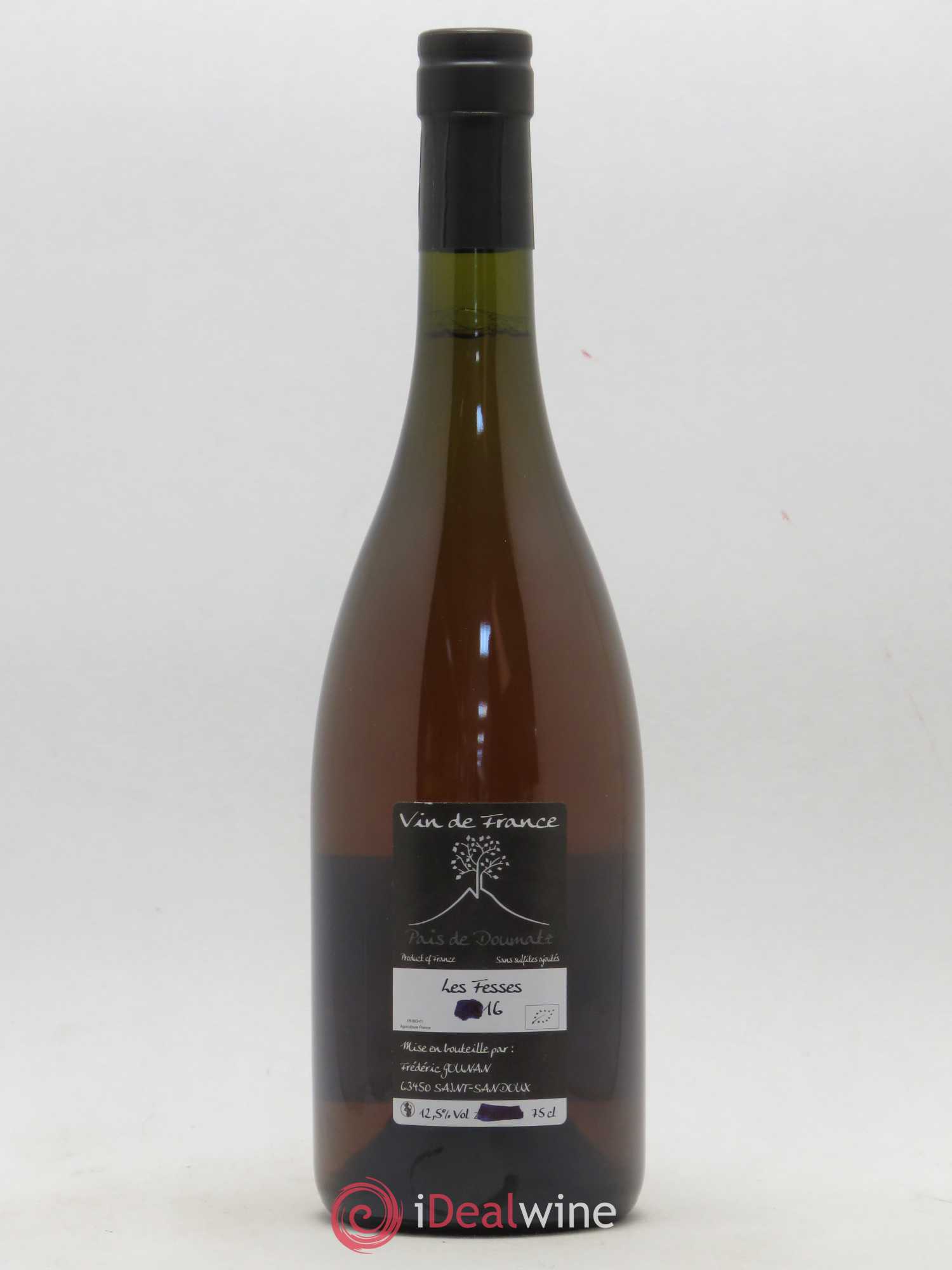 Vin de France Les Fesses Domaine de l'arbre blanc 2016 - Posten von 1 Flasche - 1