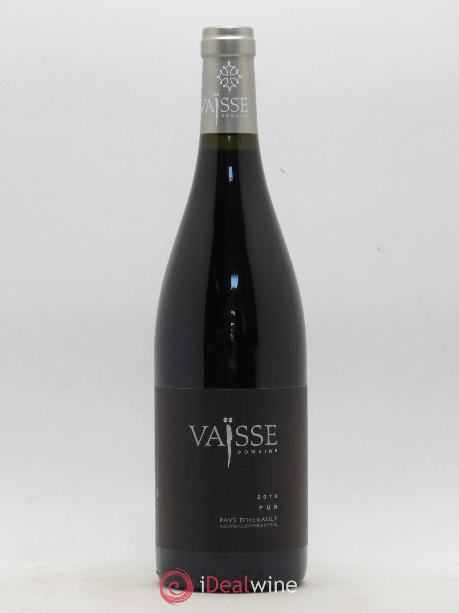Pays d'Hérault Domaine Vaisse Pur (sans prix de réserve) 2016 - Posten von 1 Flasche - 0