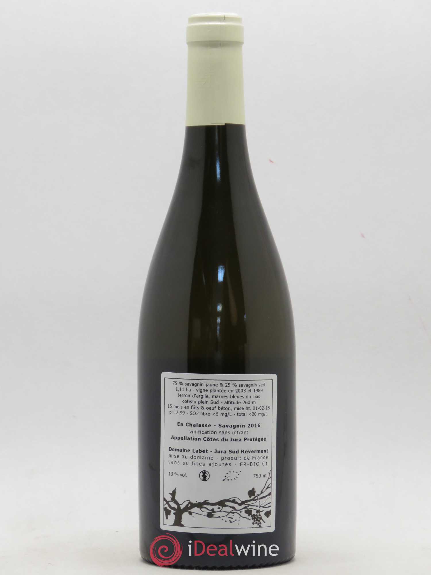 Côtes du Jura Fleur de Savagnin Romain - Julien - Charline Labet En Chalasse (sans prix de réserve) 2016 - Posten von 1 Flasche - 1