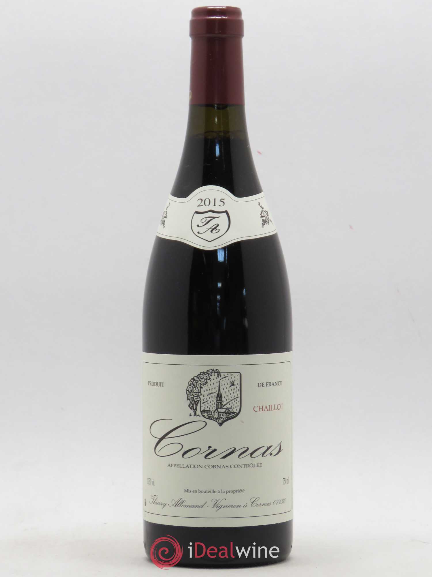 Cornas Chaillot Thierry Allemand 2015 - Lot de 1 bouteille - 0