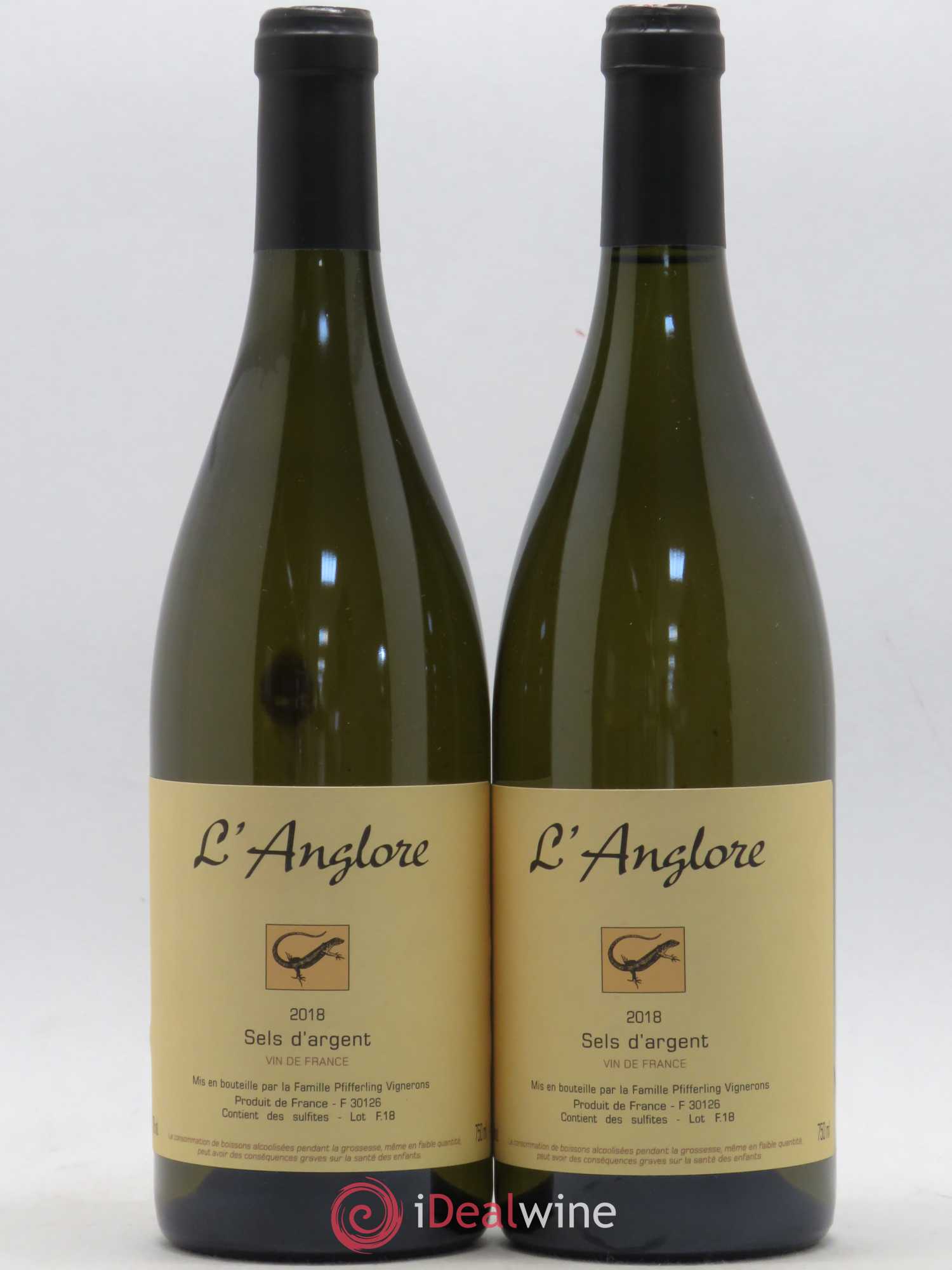 Vin de France Sels d'argent L'Anglore 2018 - Lot de 2 bouteilles - 0