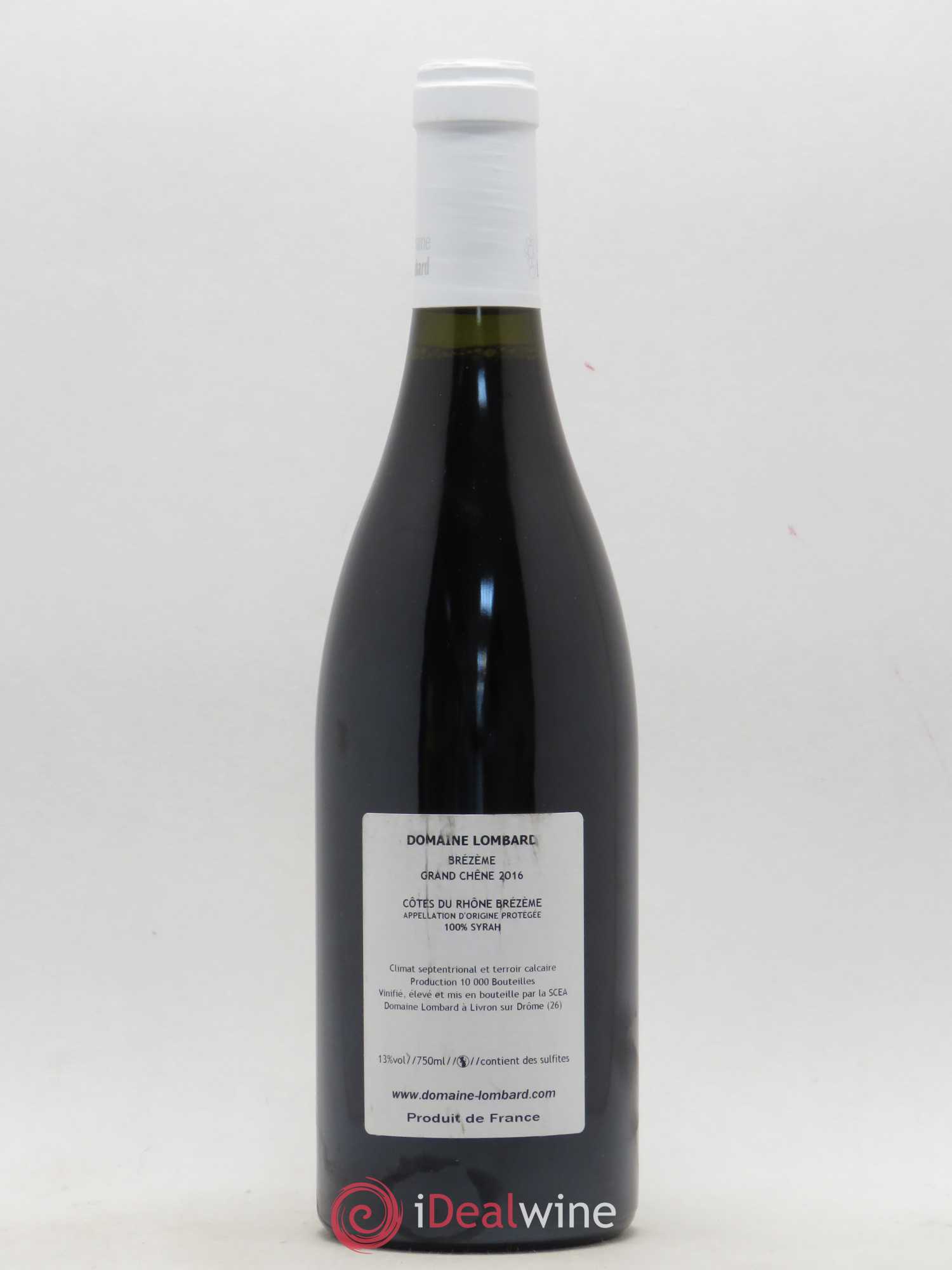 Côtes-du-Rhône Brézème Domaine Lombard 2016 - Lot of 1 bottle - 1
