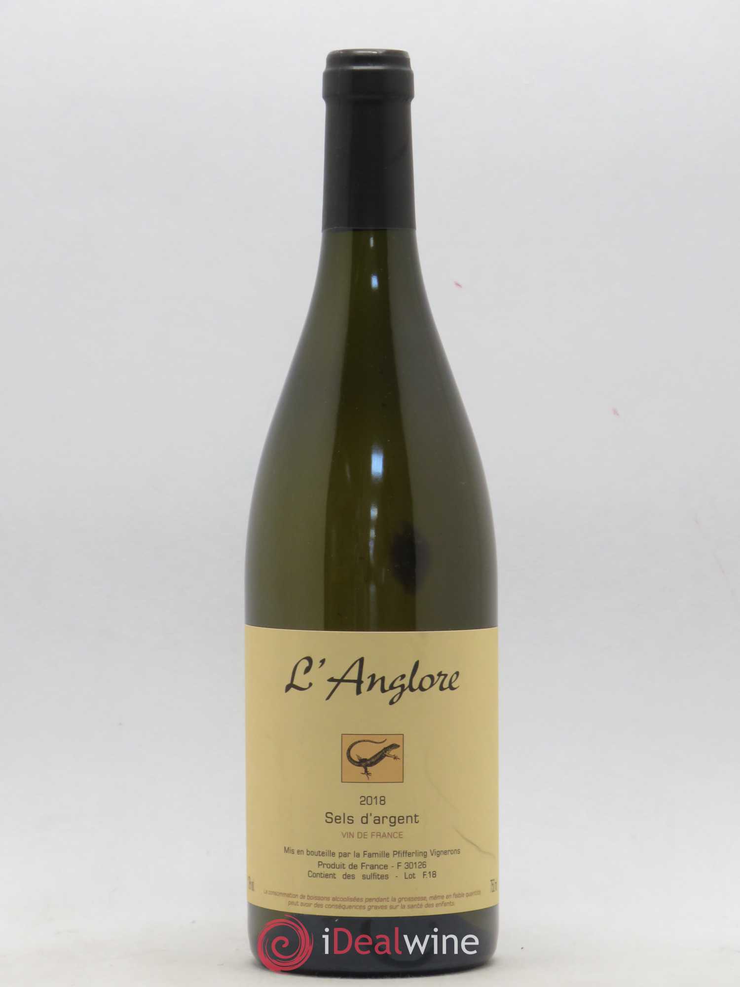 Vin de France Sels d'argent L'Anglore 2018 - Lot de 1 bouteille - 0