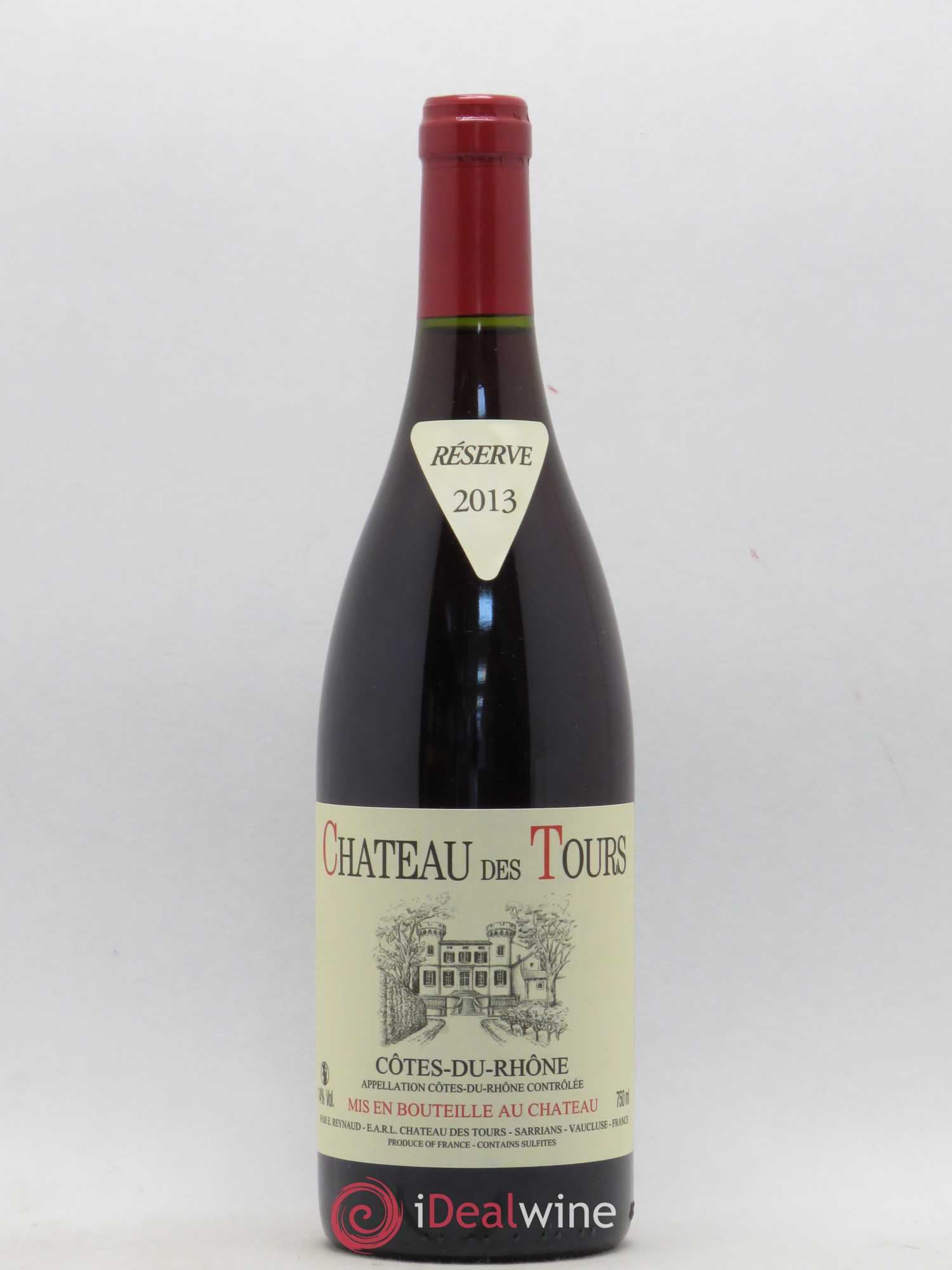 Côtes-du-Rhône Château des Tours Emmanuel Reynaud 2013 - Lot de 1 bouteille - 0