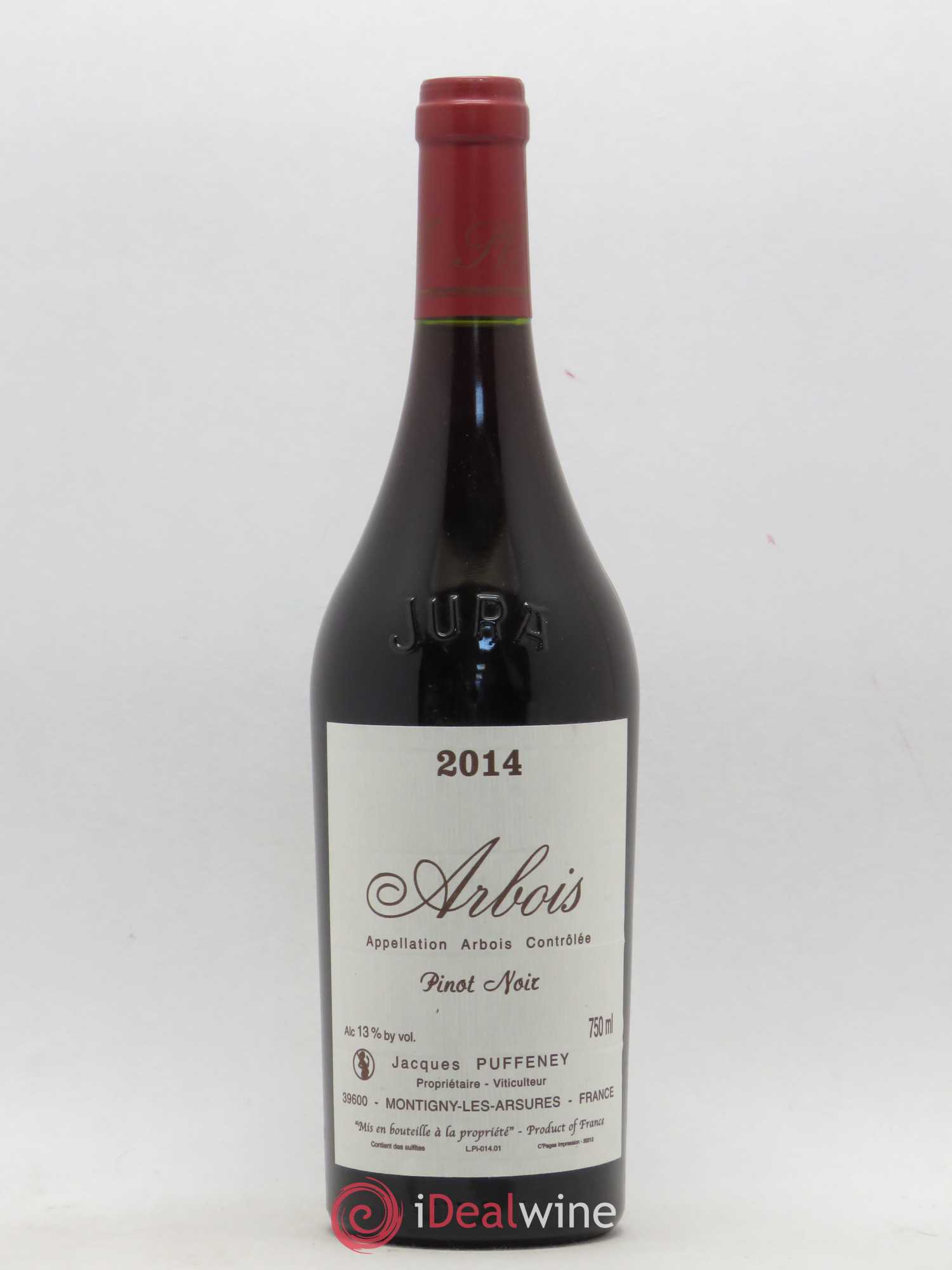 Arbois Pinot Noir Jacques Puffeney 2014 - Lot de 1 bouteille - 0