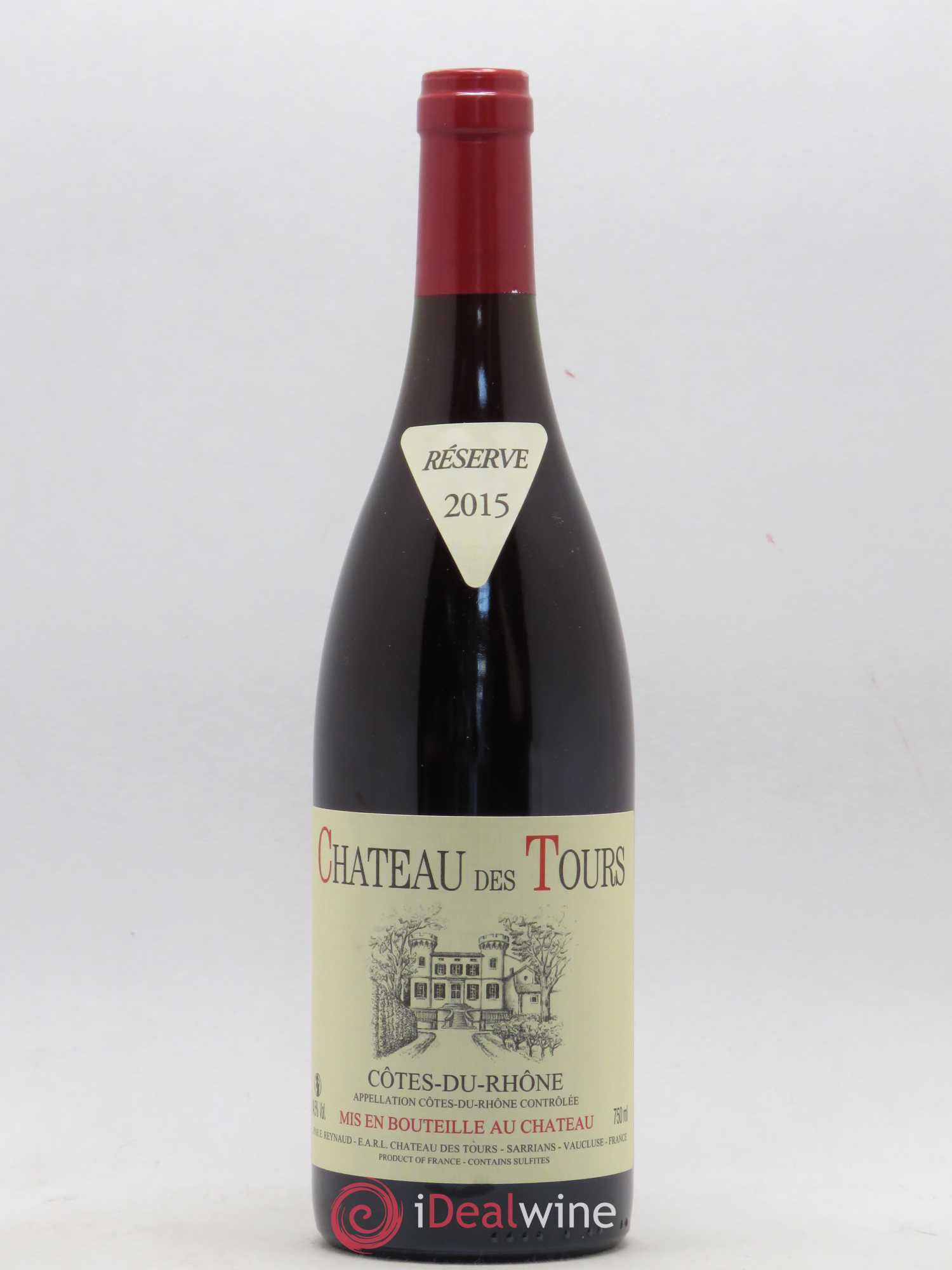 Côtes-du-Rhône Château des Tours Emmanuel Reynaud 2015 - Lot de 1 bouteille - 0