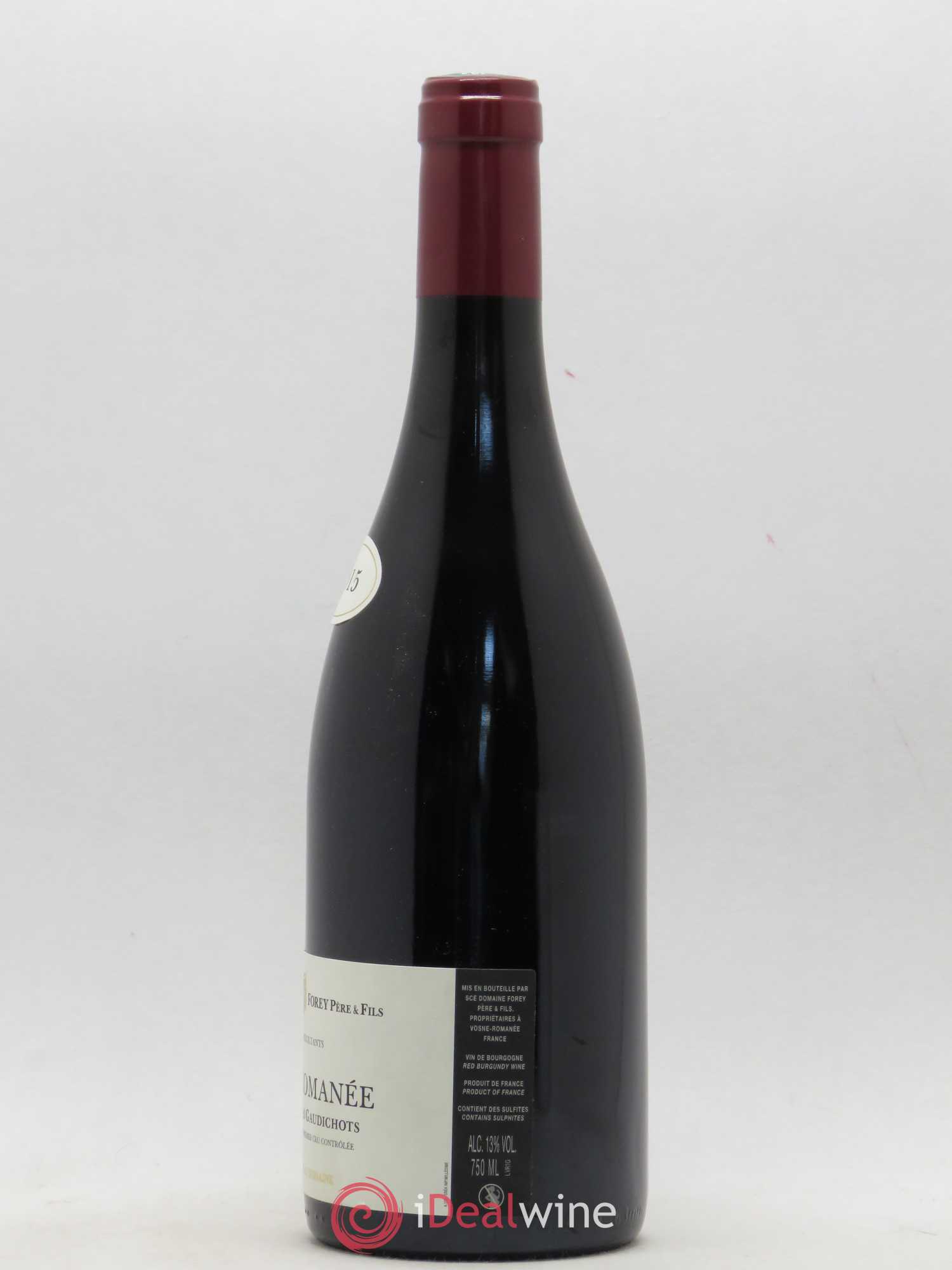 Vosne-Romanée 1er Cru Les Gaudichots Forey Père et Fils (Domaine) 2015 - Lot de 1 bouteille - 1