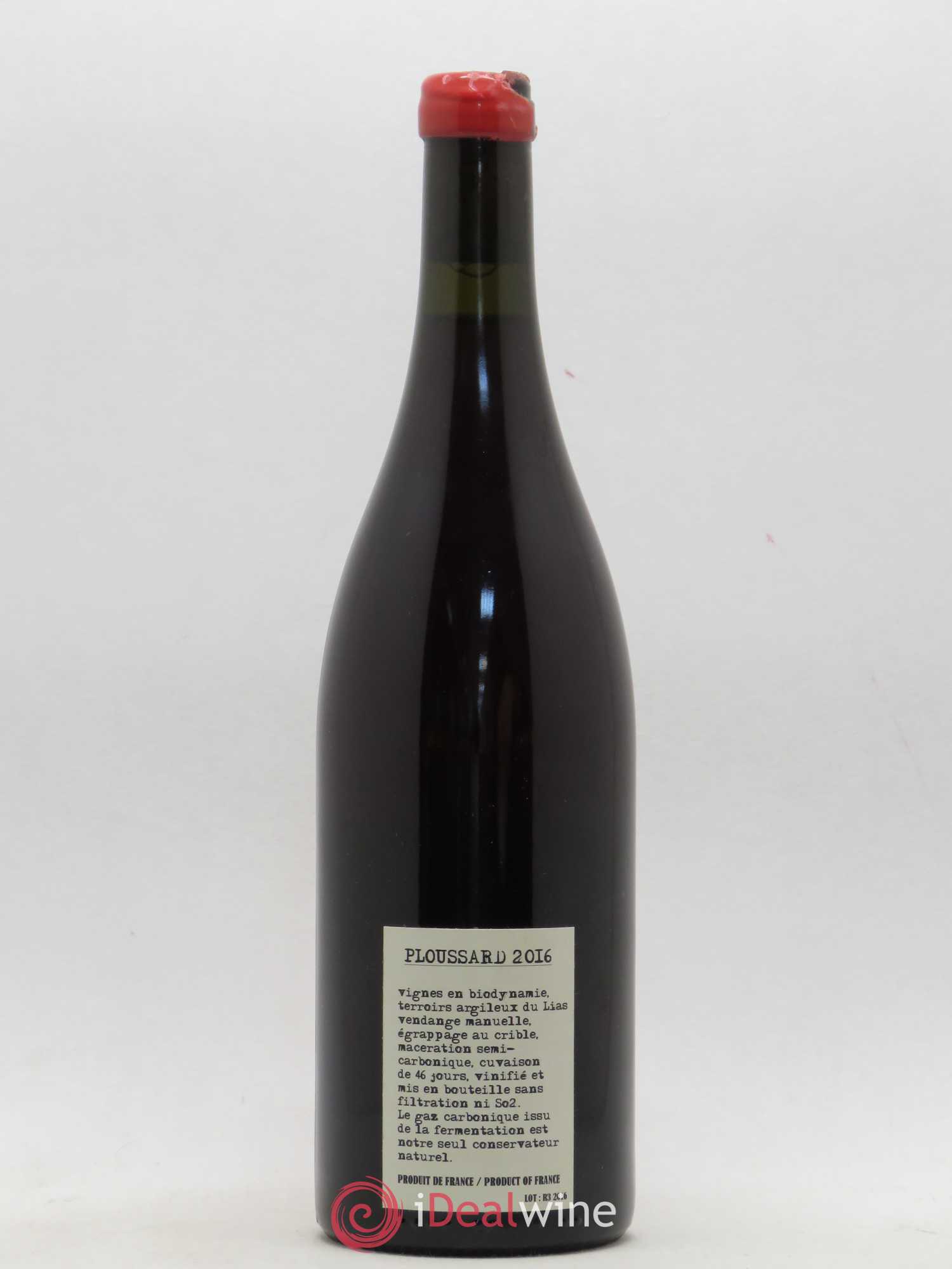 Arbois Ploussard Adeline Houillon & Renaud Bruyère 2016 - Lot de 1 bouteille - 1