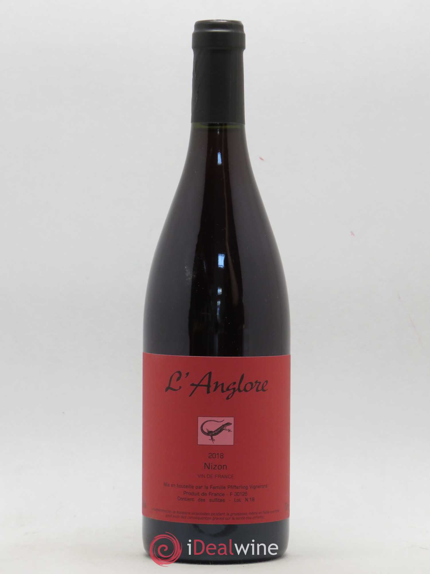 Vin de France Nizon L'Anglore 2018 - Lot de 1 bouteille - 0