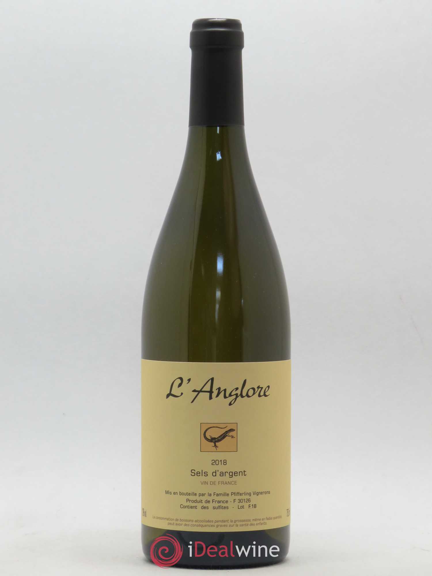 Vin de France Sels d'argent L'Anglore 2018 - Lot de 1 bouteille - 0