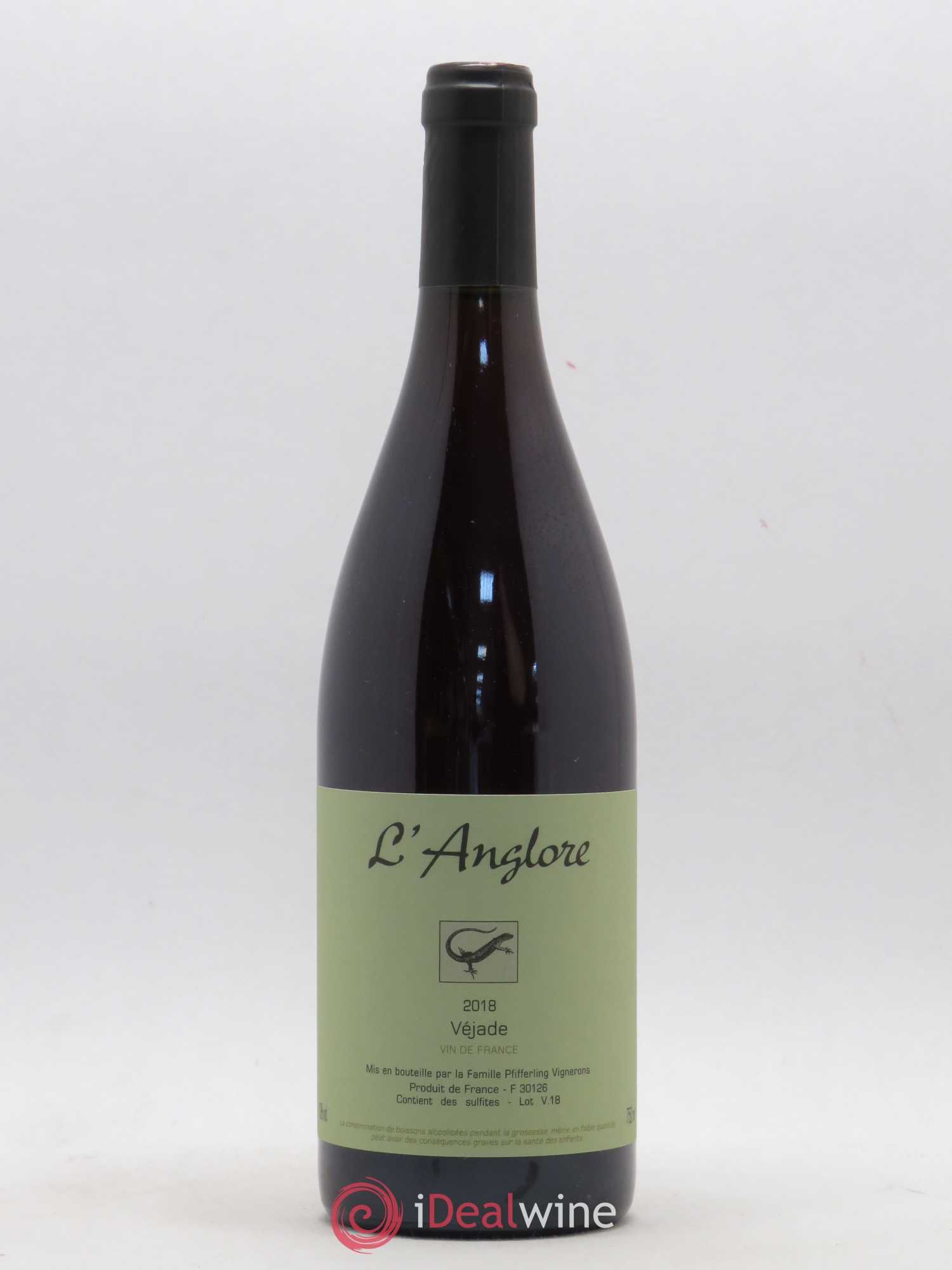 Vin de France Véjade L'Anglore 2018 - Lot de 1 bouteille - 0