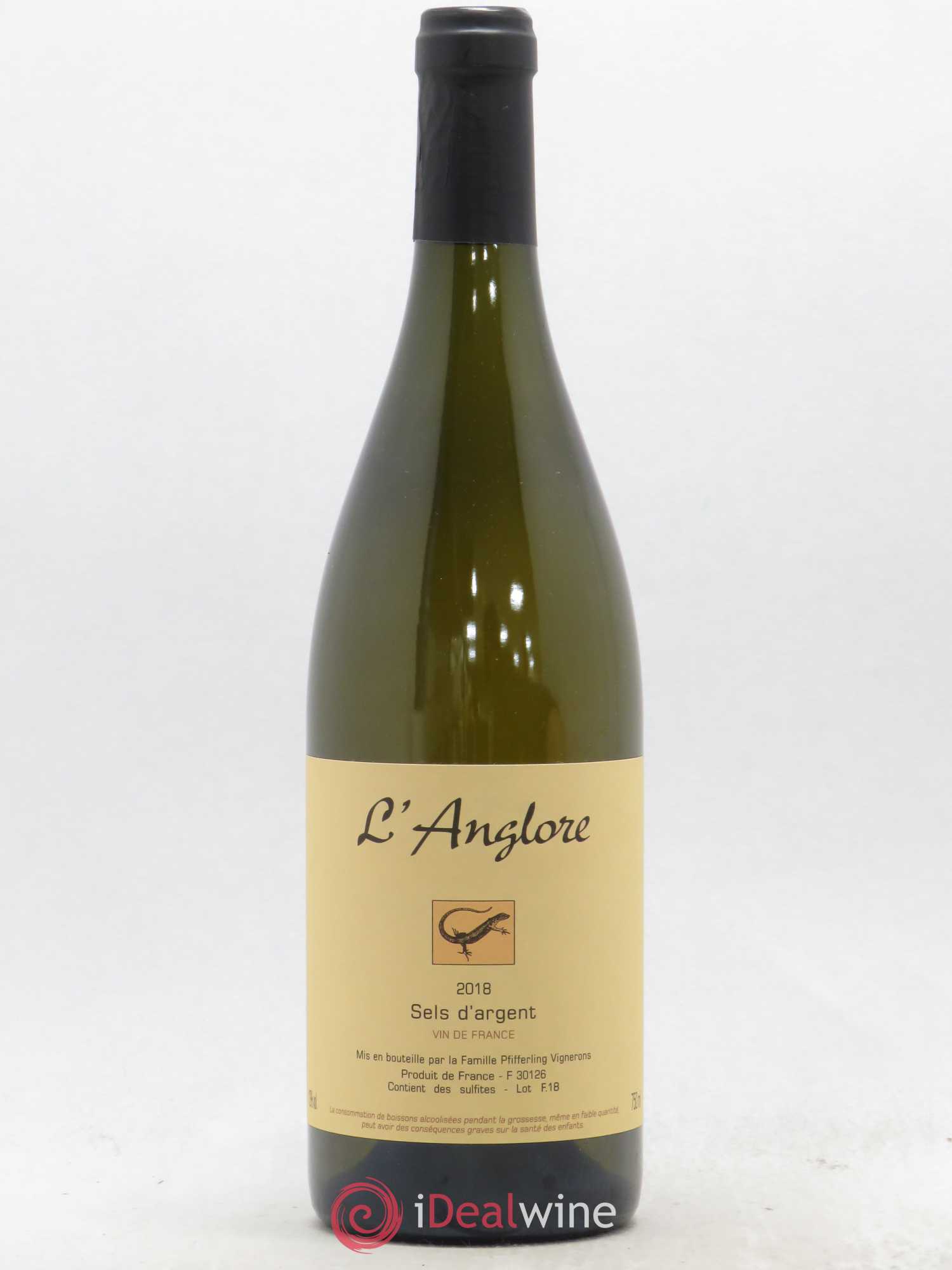 Vin de France Sels d'argent L'Anglore 2018 - Lot de 1 bouteille - 0