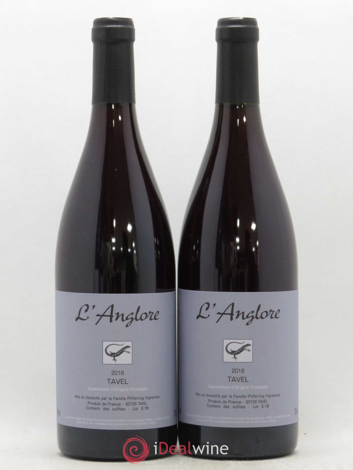 Tavel L'Anglore 2018 - Posten von 2 Flaschen - 0