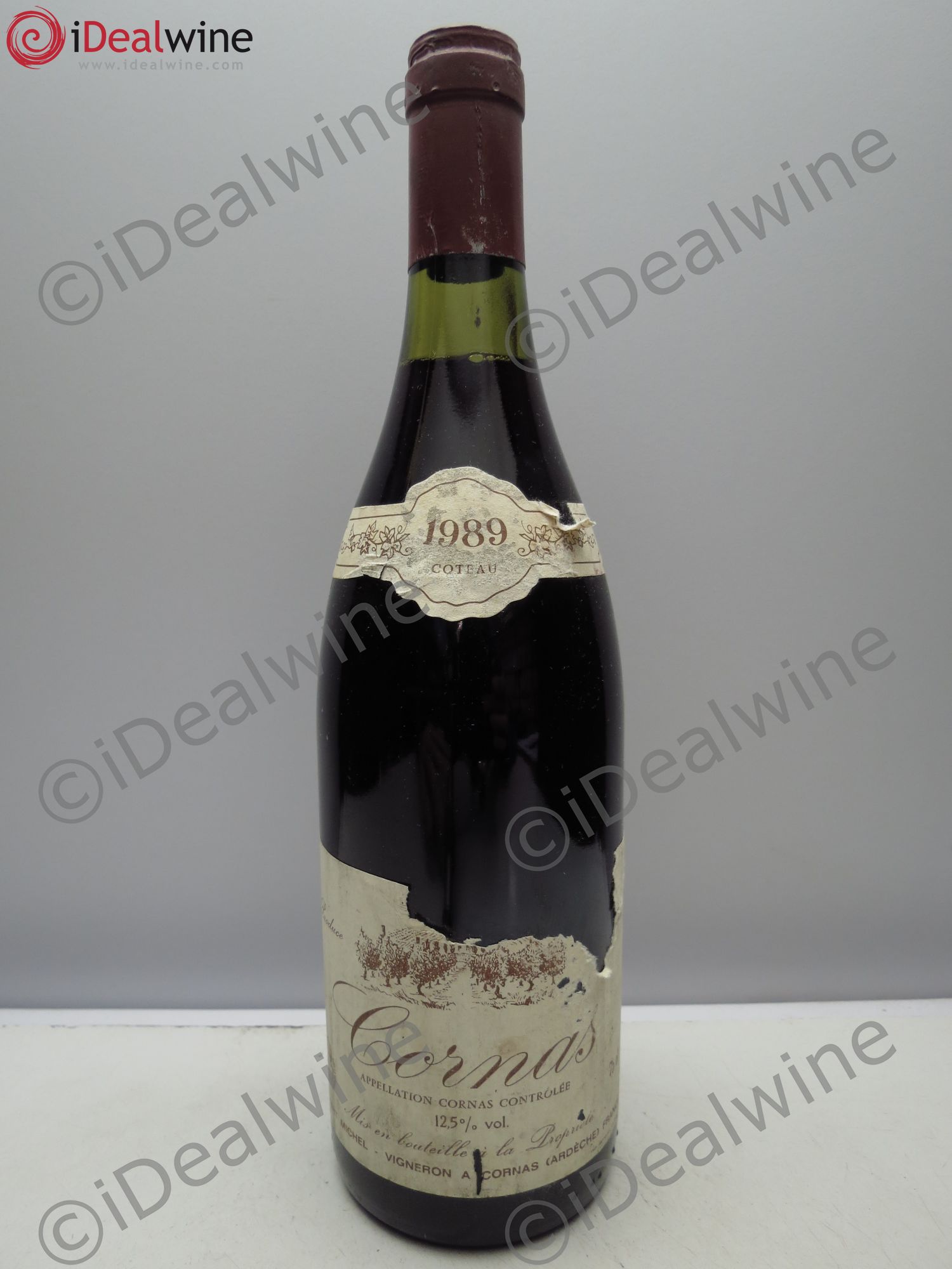 Cornas En coteau, Robert Michel 1989 - Posten von 1 Flasche - 0