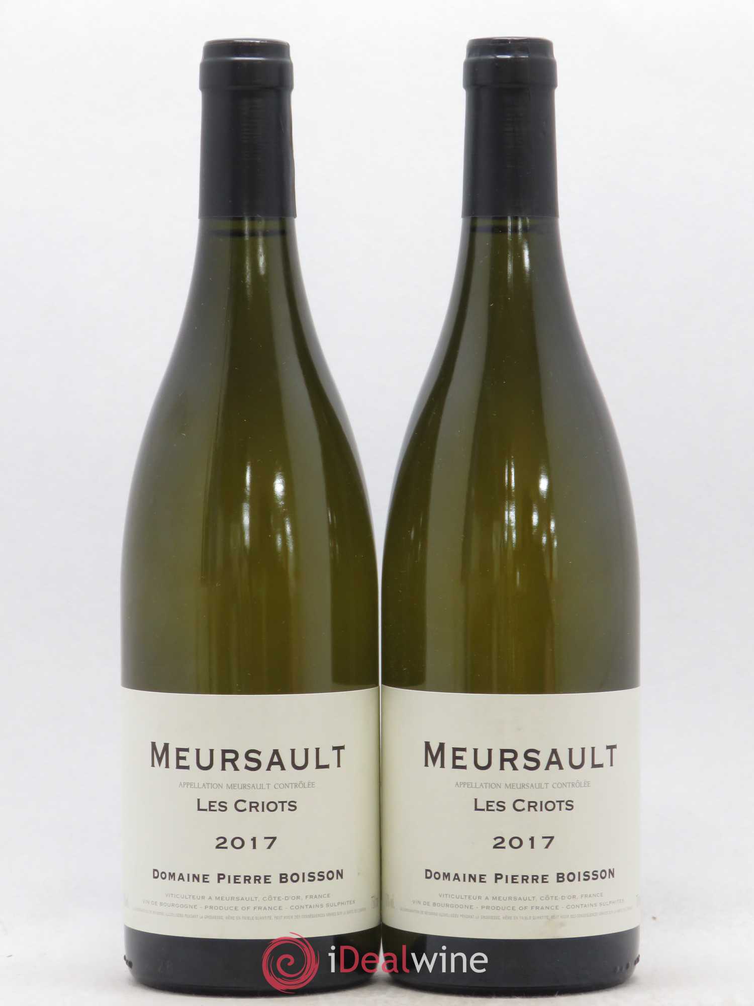 Meursault Pierre Boisson (Domaine) Les Criots 2017 - Posten von 2 Flaschen - 0