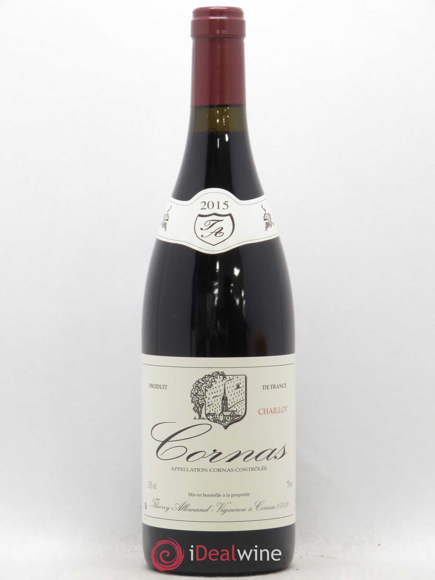Cornas Chaillot Thierry Allemand 2015 - Lot de 1 bouteille - 0