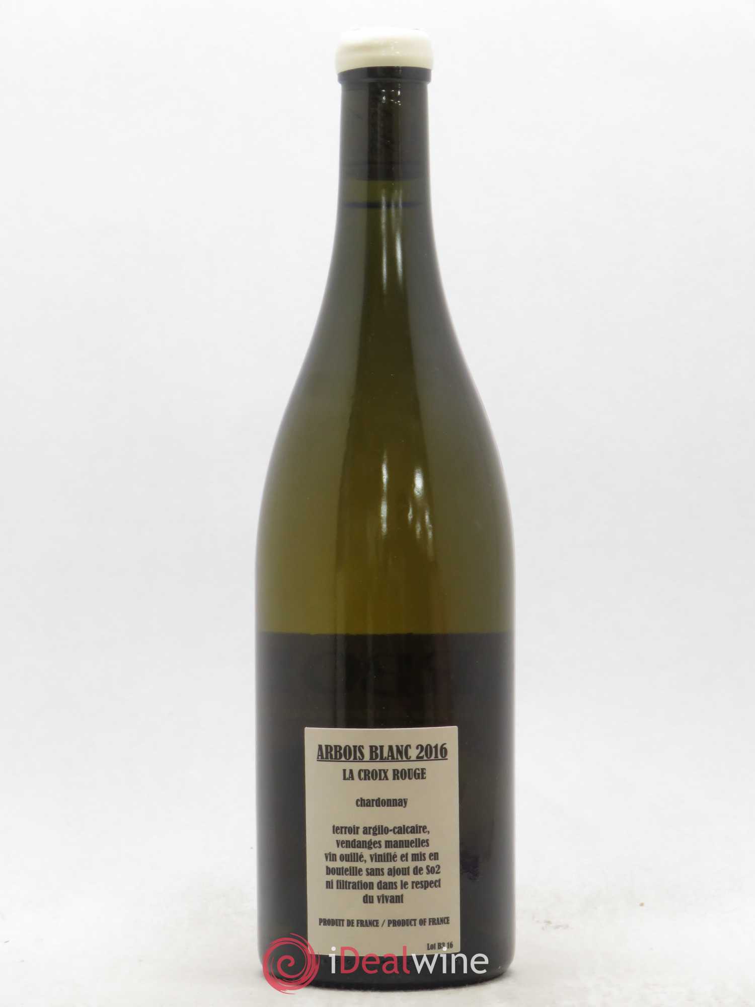 Arbois Chardonnay La Croix Rouge Adeline Houillon & Renaud Bruyère 2016 - Lot de 1 bouteille - 1