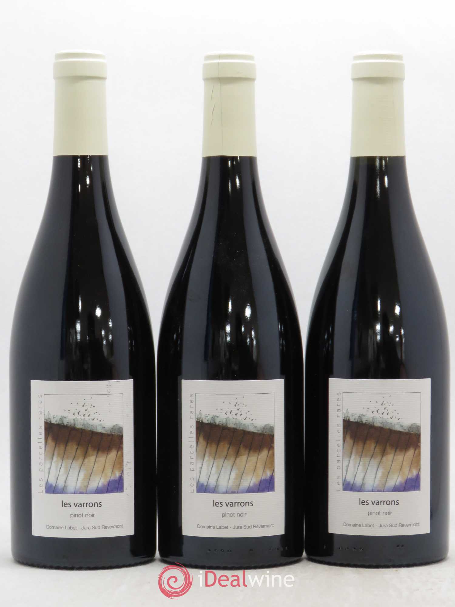 Côtes du Jura Pinot Noir Les Varrons Sélection Massale Romain - Julien - Charline Labet 2015 - Lot de 3 bouteilles - 0