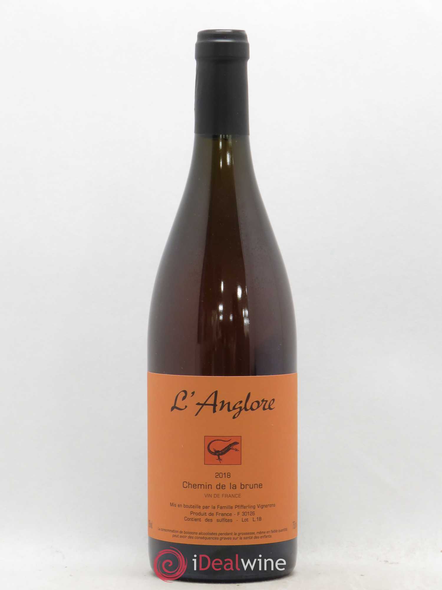 Vin de France Chemin de la brune L'Anglore 2018 - Lot de 1 bouteille - 0