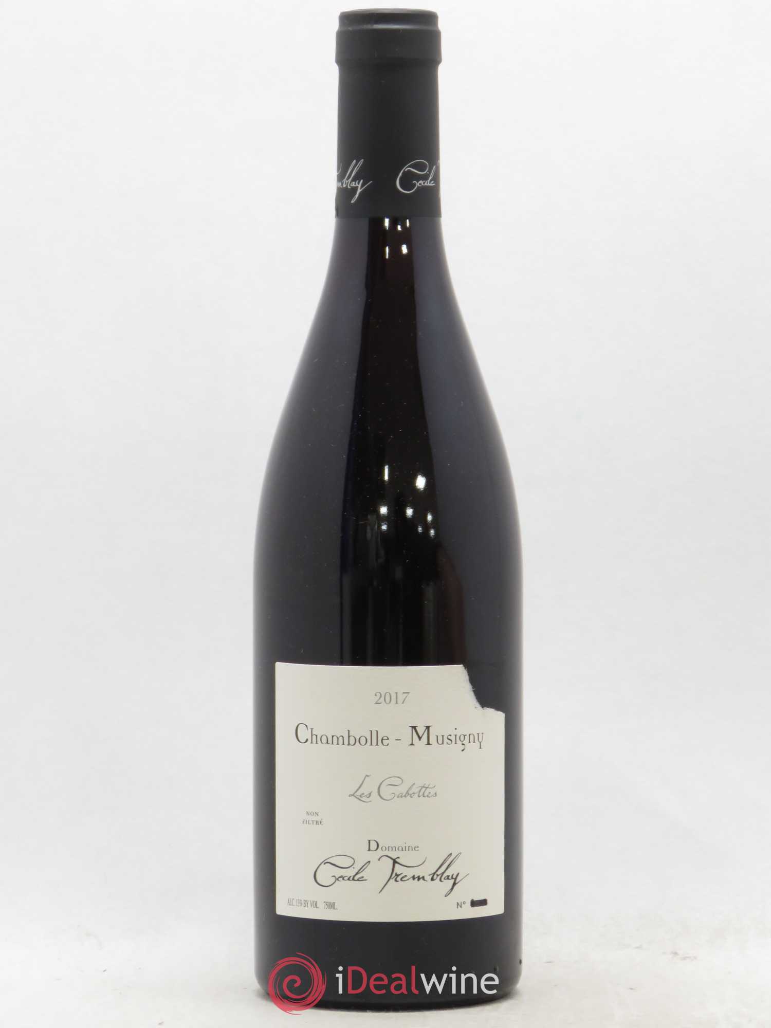 Chambolle-Musigny Les Cabottes Cécile Tremblay 2017 - Lot de 1 bouteille - 0