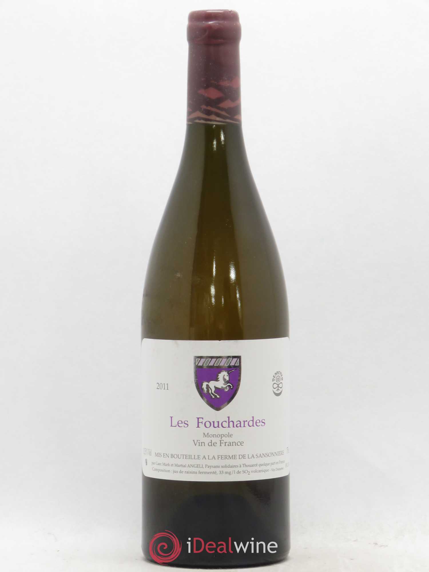 Vin de France Les Fouchardes Mark Angeli (Domaine) - Ferme de la Sansonnière 2011 - Lot de 1 bouteille - 0