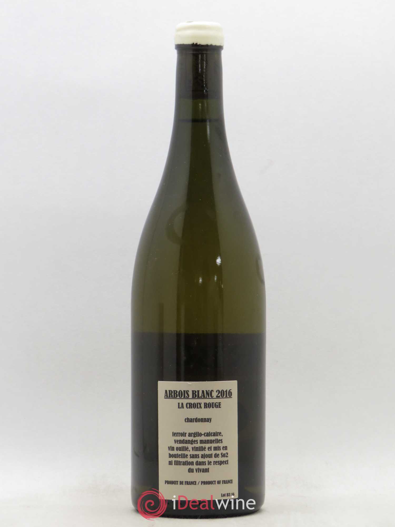 Arbois Chardonnay La Croix Rouge Adeline Houillon & Renaud Bruyère 2016 - Lot de 1 bouteille - 1