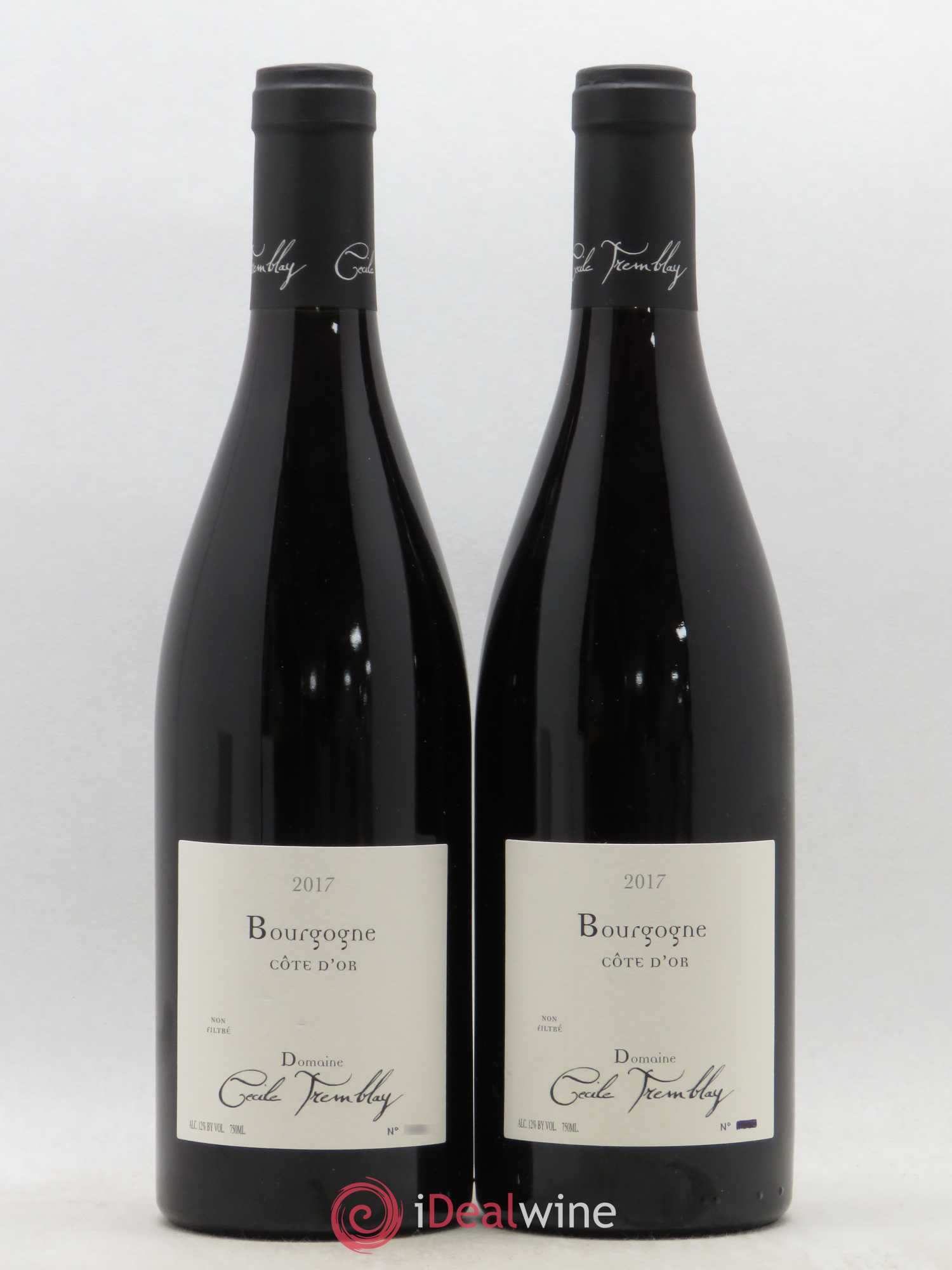 Bourgogne Côte d'or Cécile Tremblay 2017 - Posten von 2 Flaschen - 0