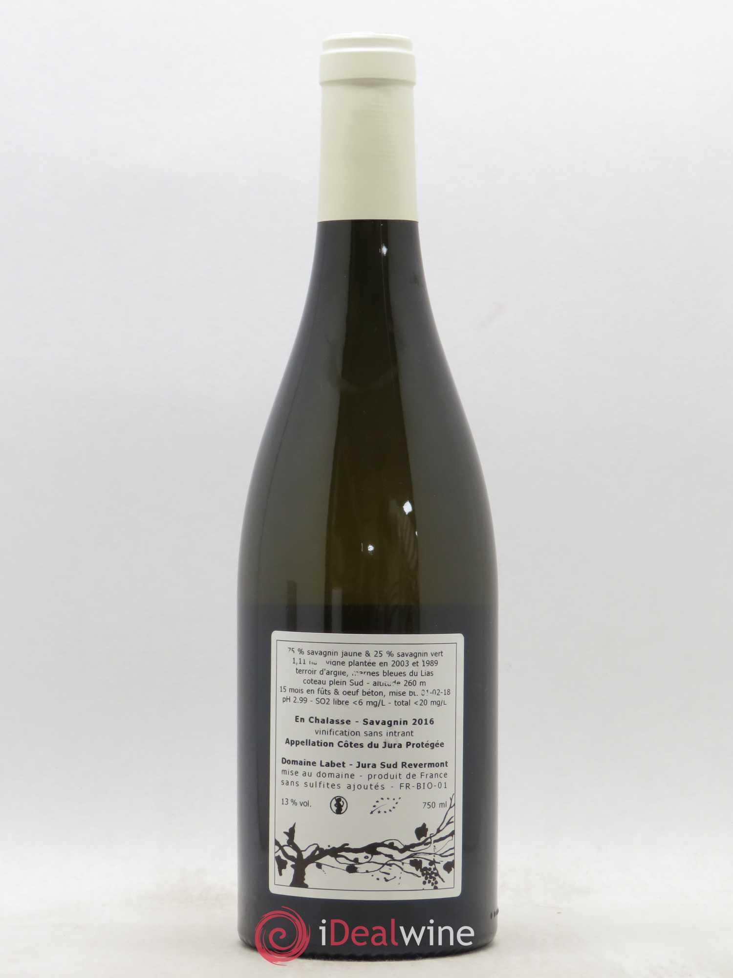 Côtes du Jura Fleur de Savagnin En Chalasse 2016 - Posten von 1 Flasche - 1