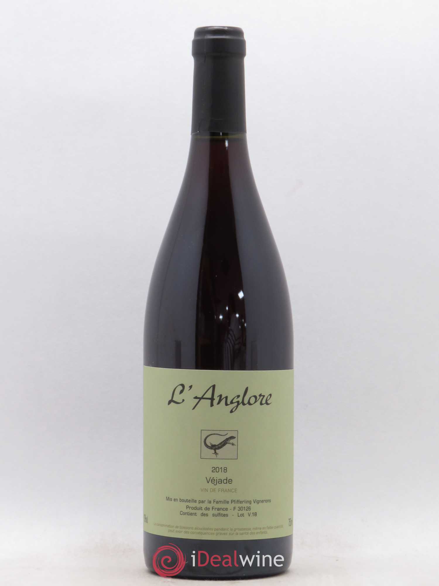 Vin de France Véjade L'Anglore 2018 - Lot de 1 bouteille - 0