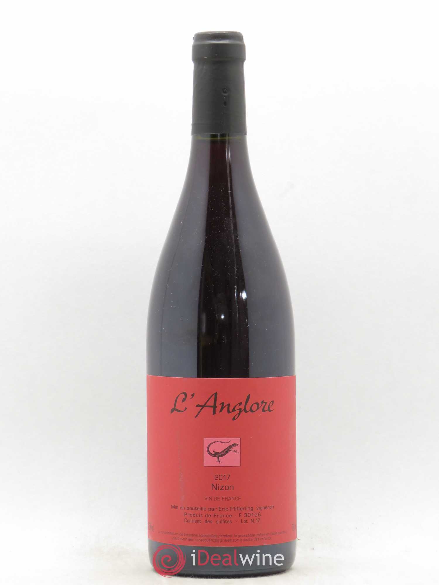 Vin de France Nizon L'Anglore 2017 - Lot de 1 bouteille - 0