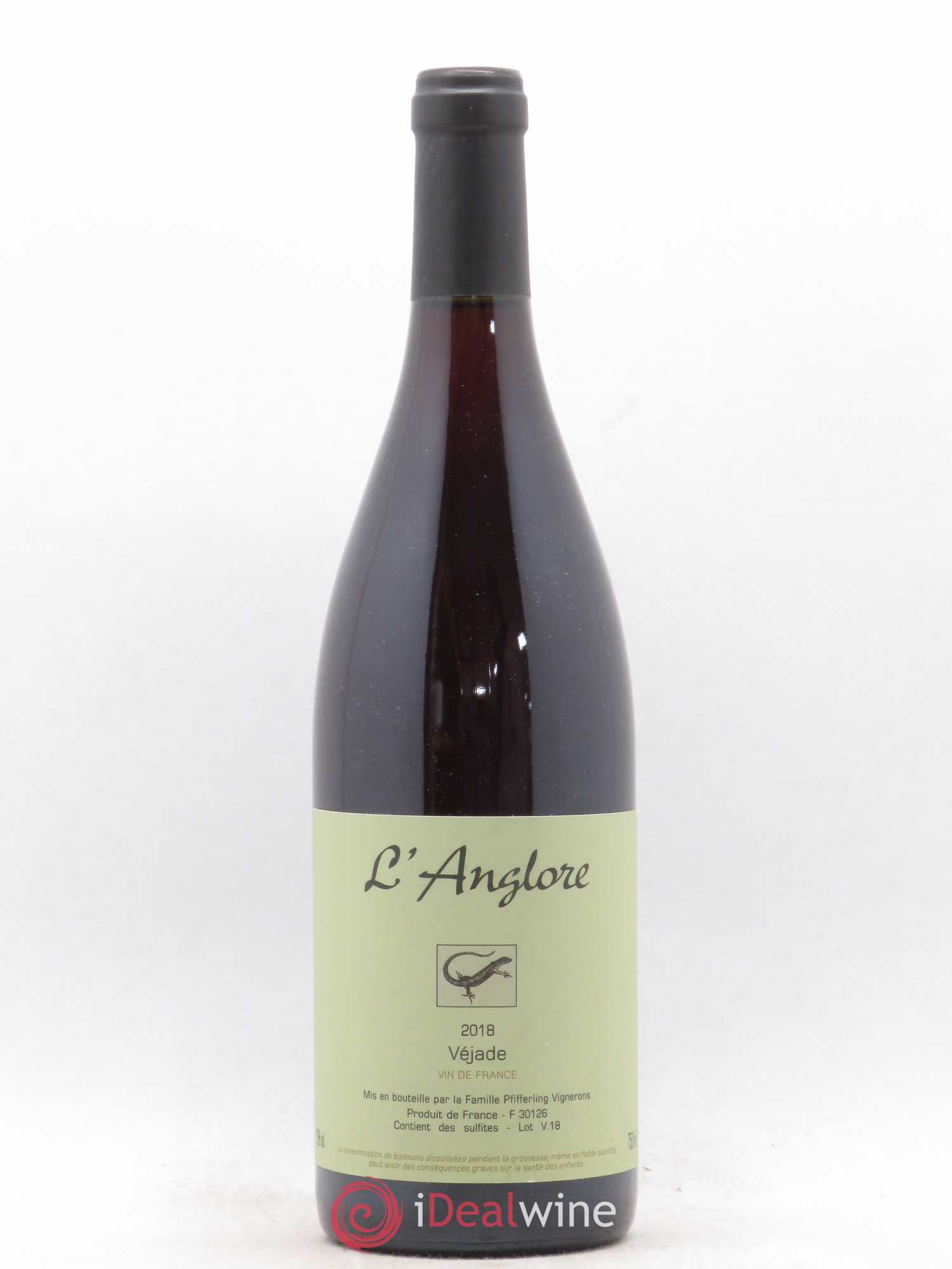 Vin de France Véjade L'Anglore 2018 - Lot de 1 bouteille - 0