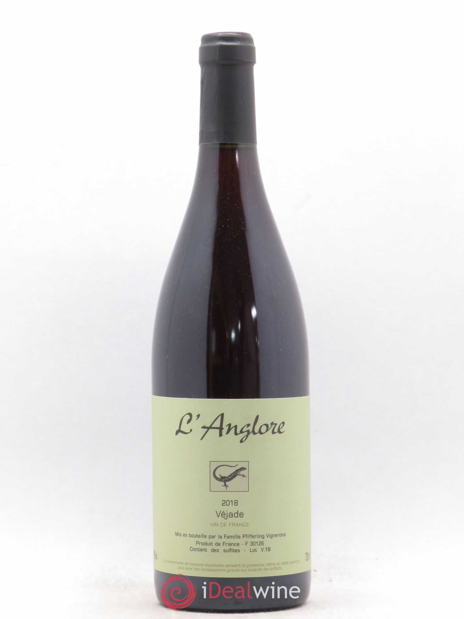 Vin de France Véjade L'Anglore 2018 - Lot de 1 bouteille - 0
