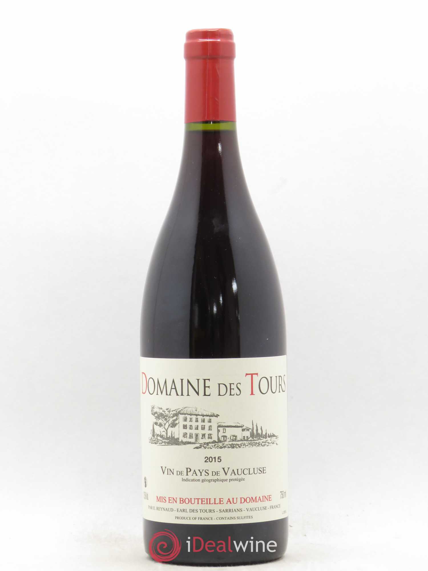 Vaucluse (Vin de Pays de Vaucluse) Domaine des Tours Emmanuel Reynaud 2015 - Lot de 1 bouteille - 0