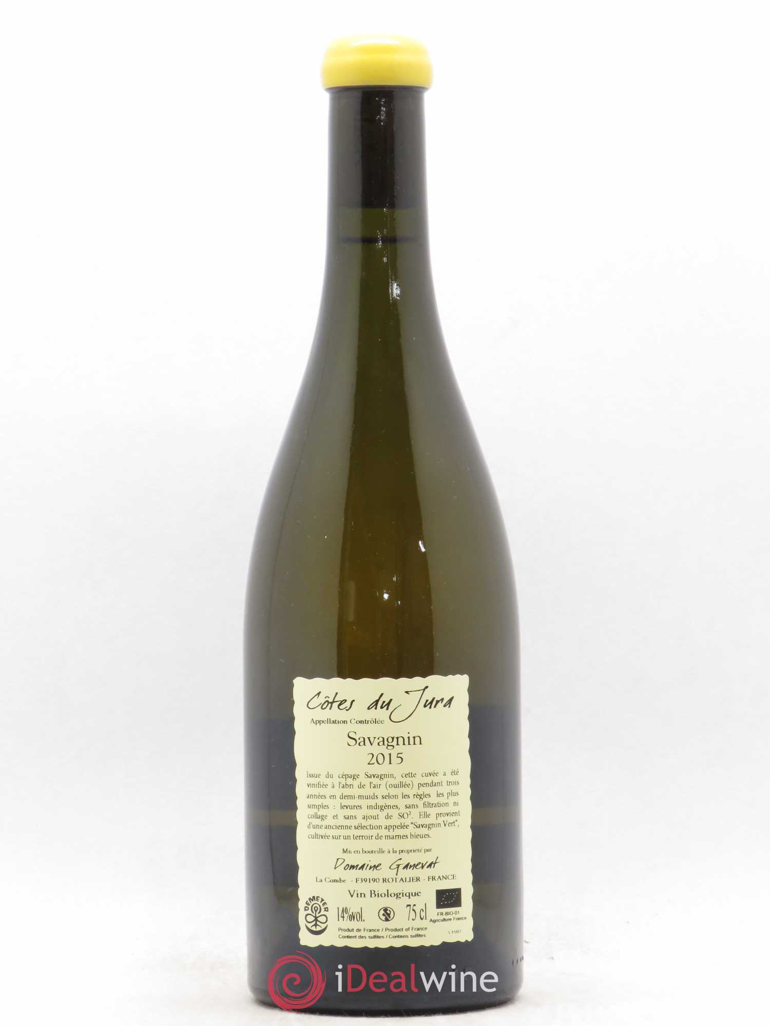 Côtes du Jura Les Chalasses Marnes Bleues Jean-François Ganevat (Domaine) 2015 - Lot de 1 bouteille - 1