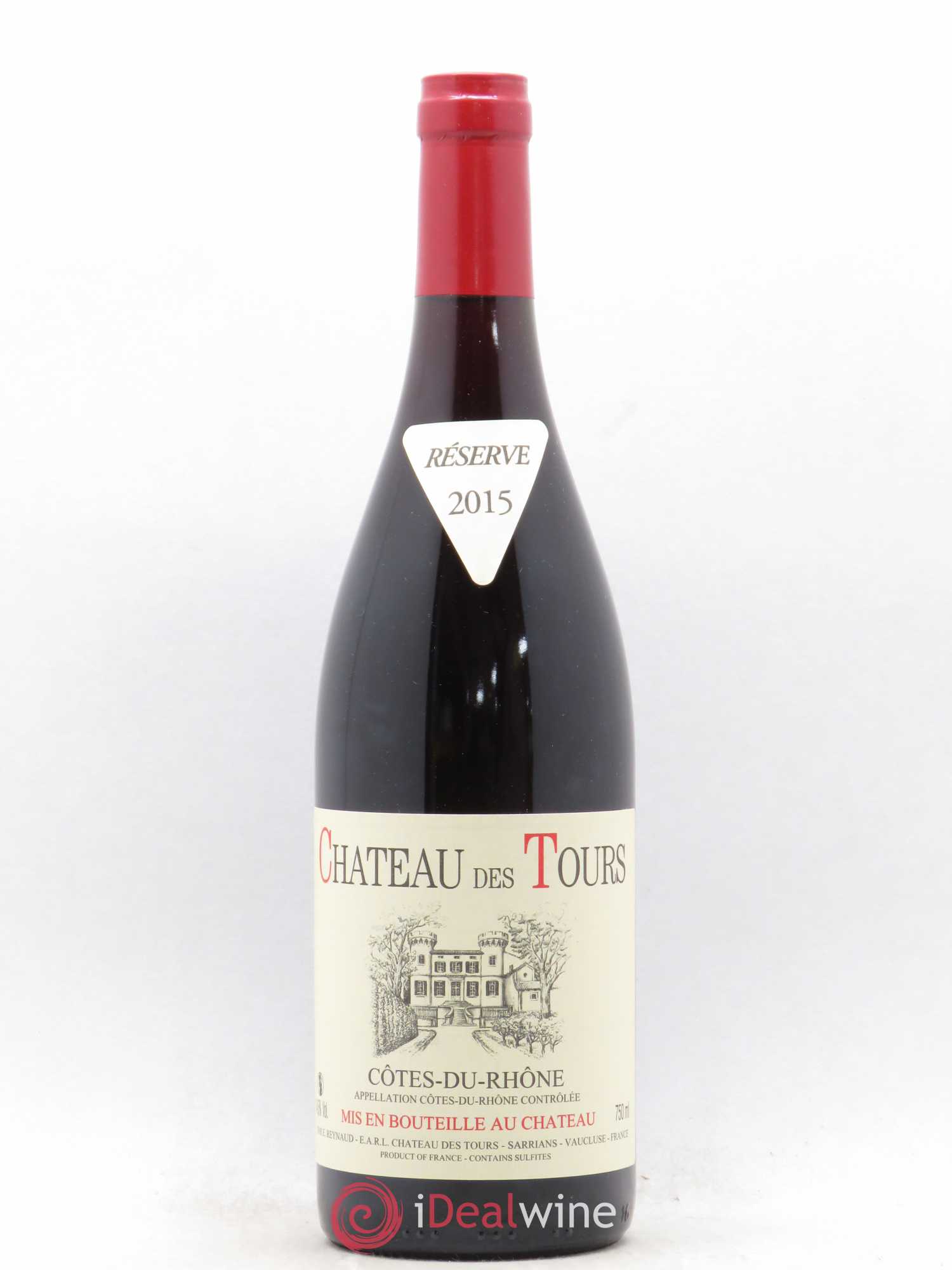 Côtes-du-Rhône Château des Tours Emmanuel Reynaud 2015 - Lot de 1 bouteille - 0