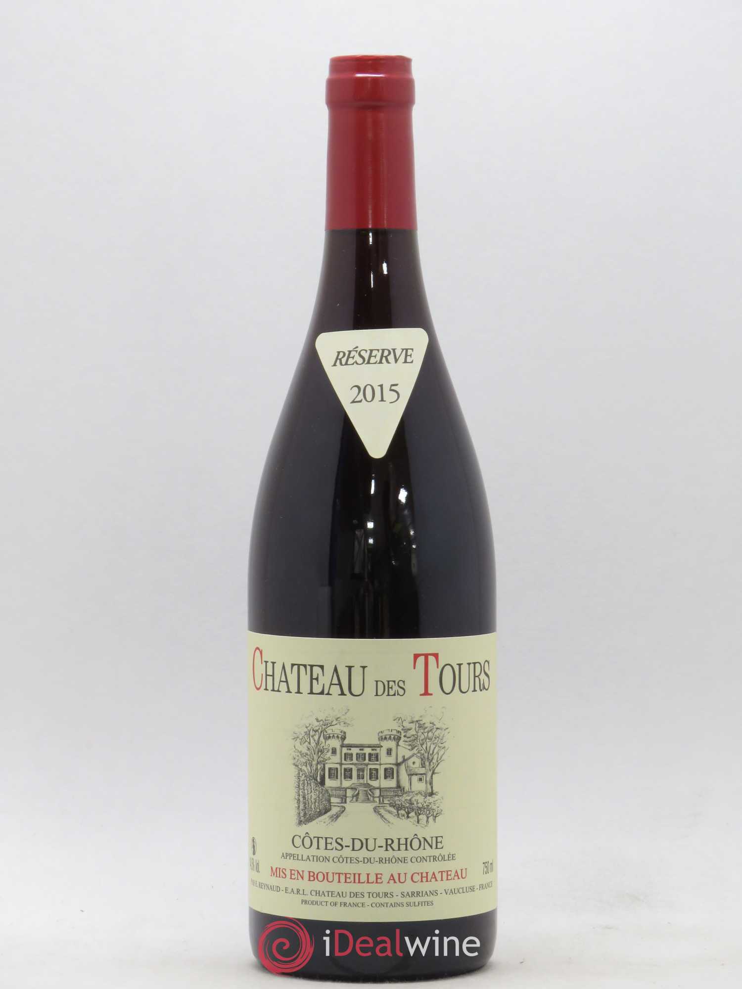 Côtes-du-Rhône Château des Tours Emmanuel Reynaud 2015 - Lot de 1 bouteille - 0